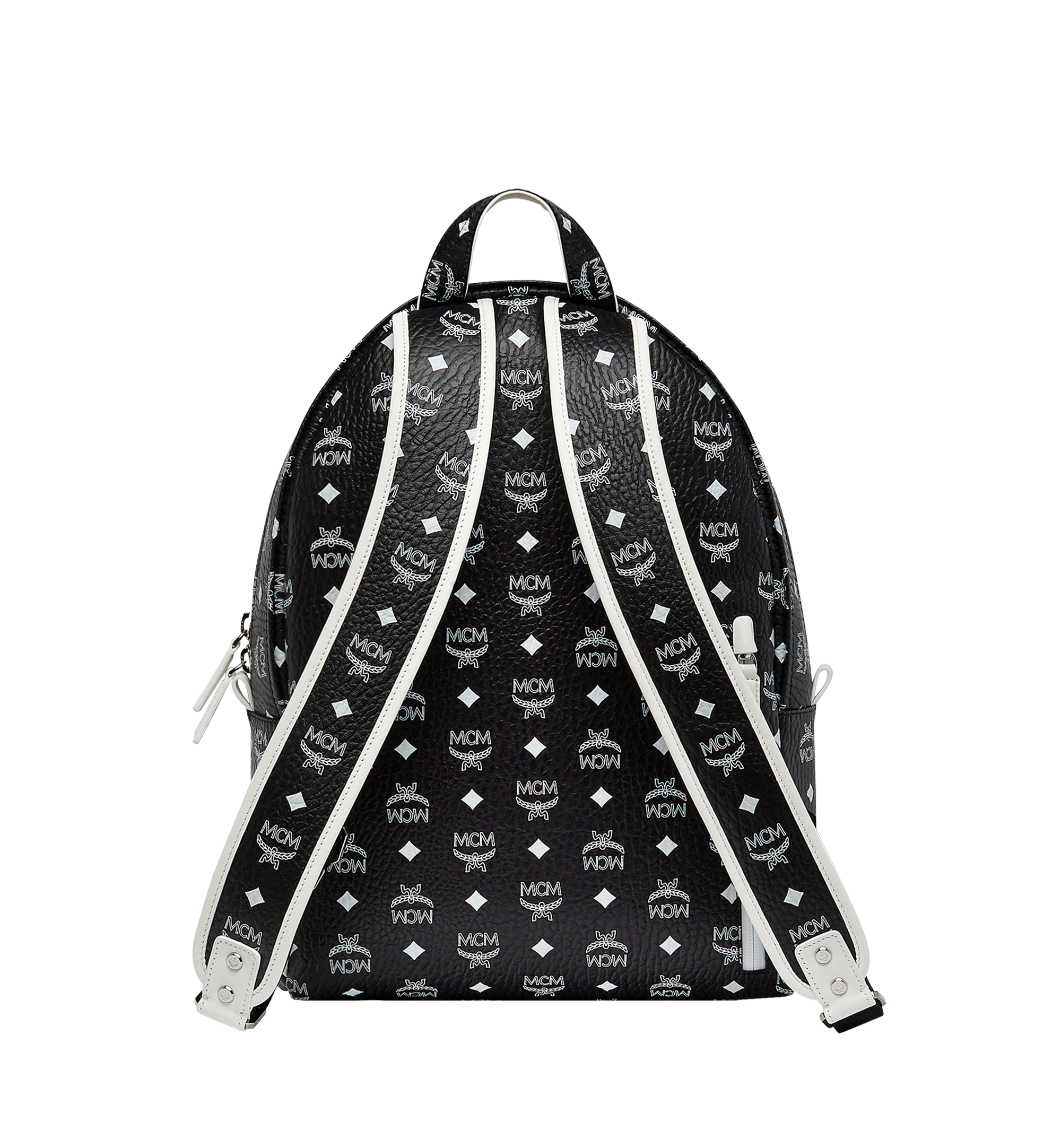 MCM Dietrich Laurel Backpack in Visetos Black MMK8SDI05BV001 Noch mehr sehen 3