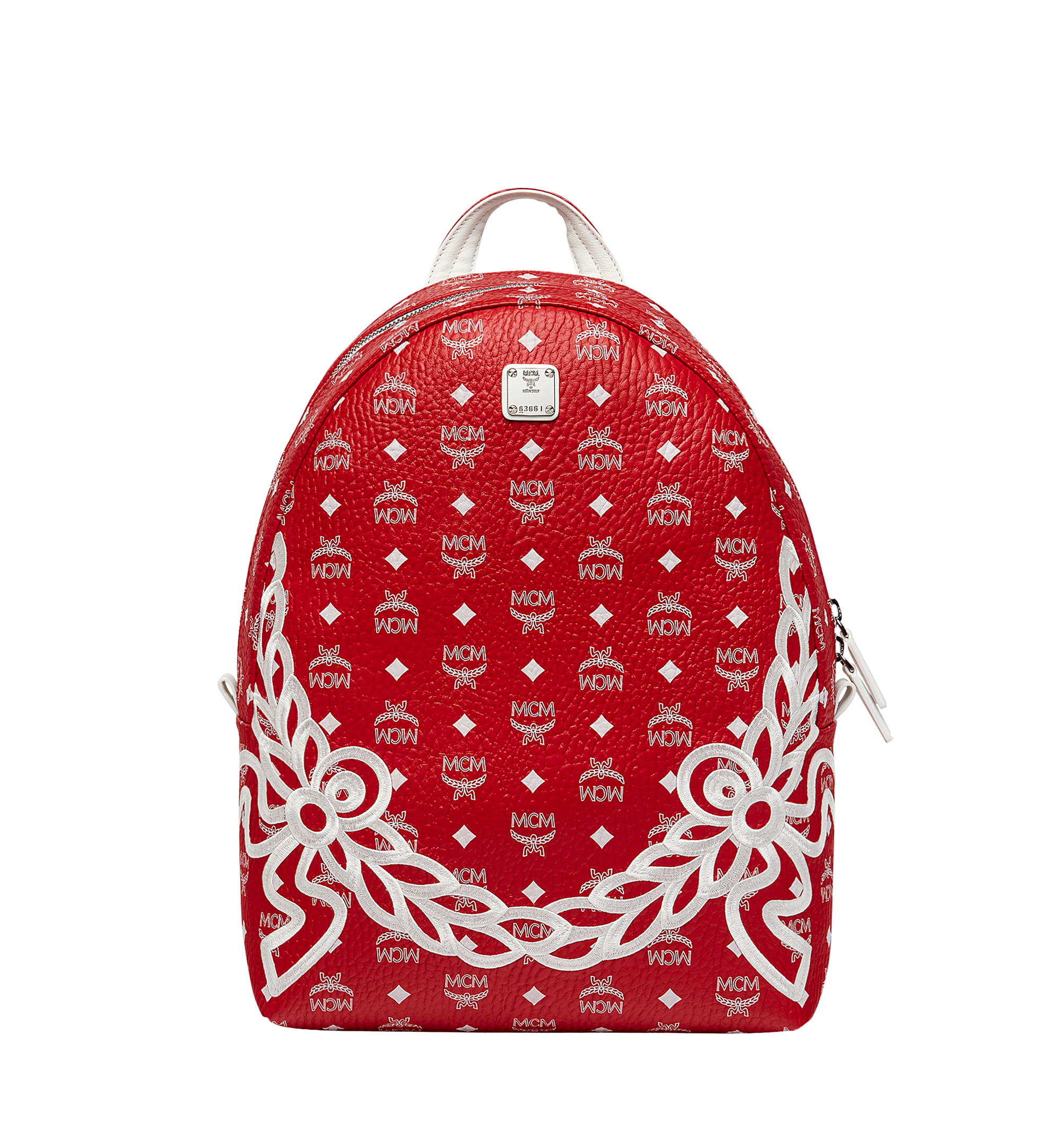 MCM Dietrich Laurel Backpack in Visetos Red MMK8SDI05RV001 Noch mehr sehen 1