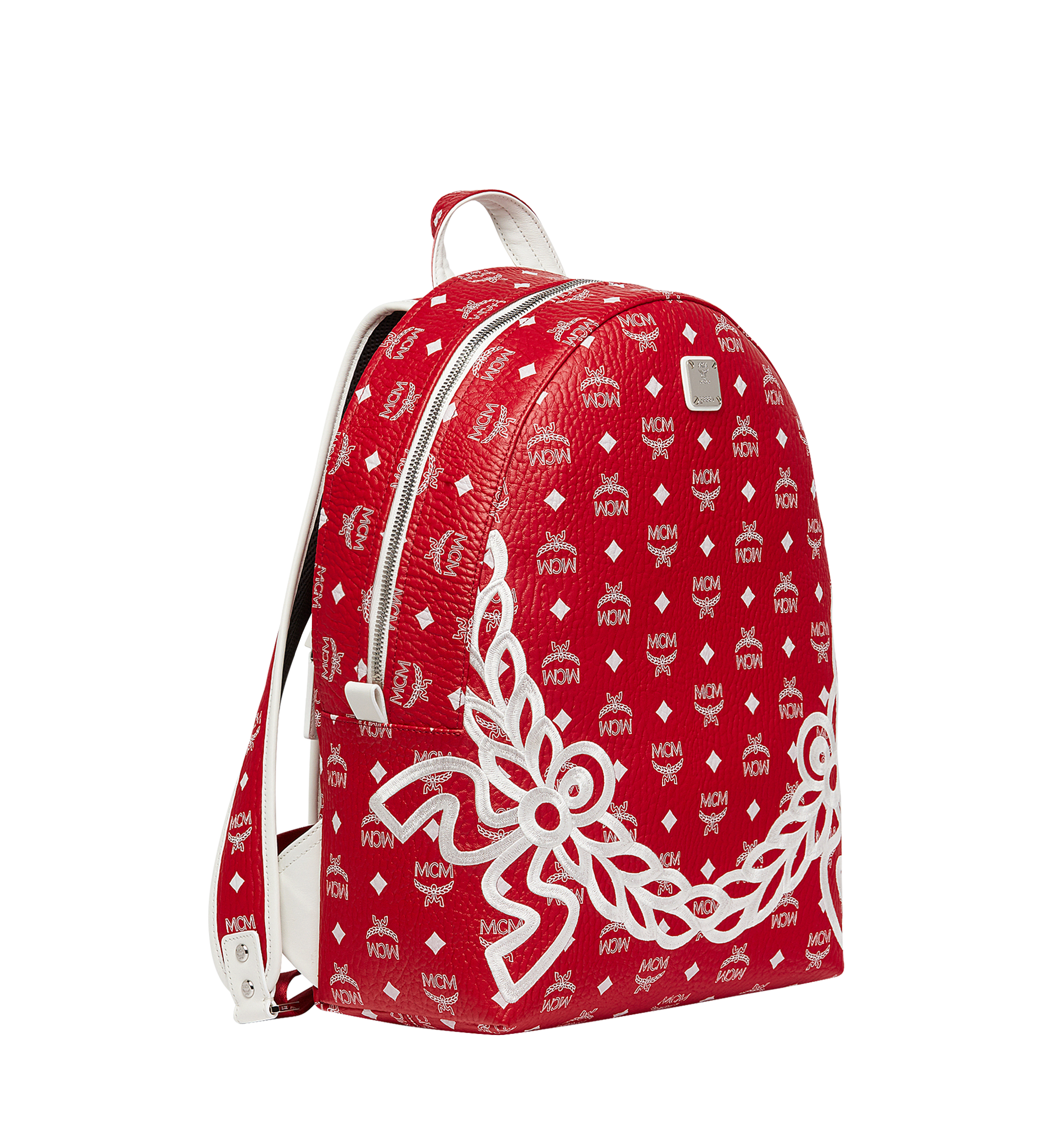 MCM Dietrich Laurel Backpack in Visetos Red MMK8SDI05RV001 Noch mehr sehen 1