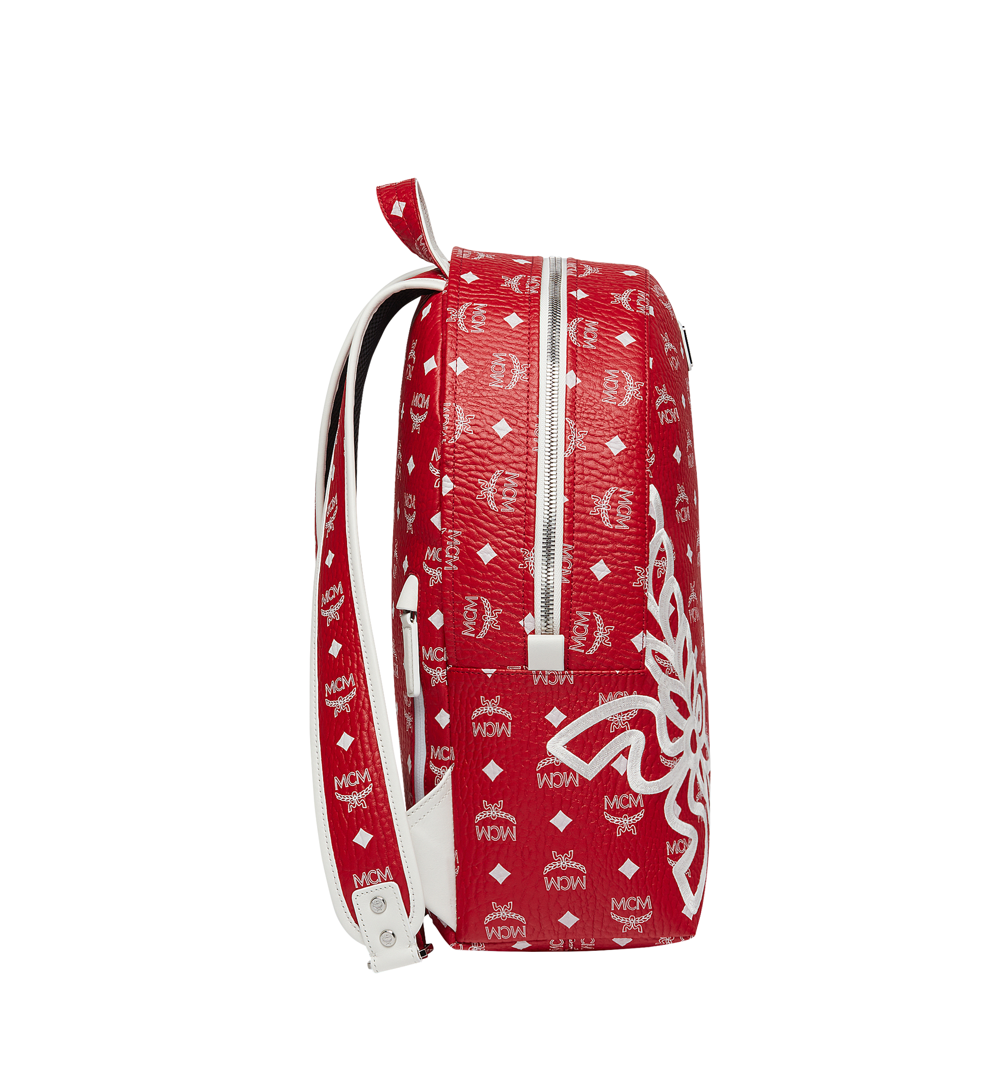 MCM Dietrich Laurel Backpack in Visetos Red MMK8SDI05RV001 Noch mehr sehen 2