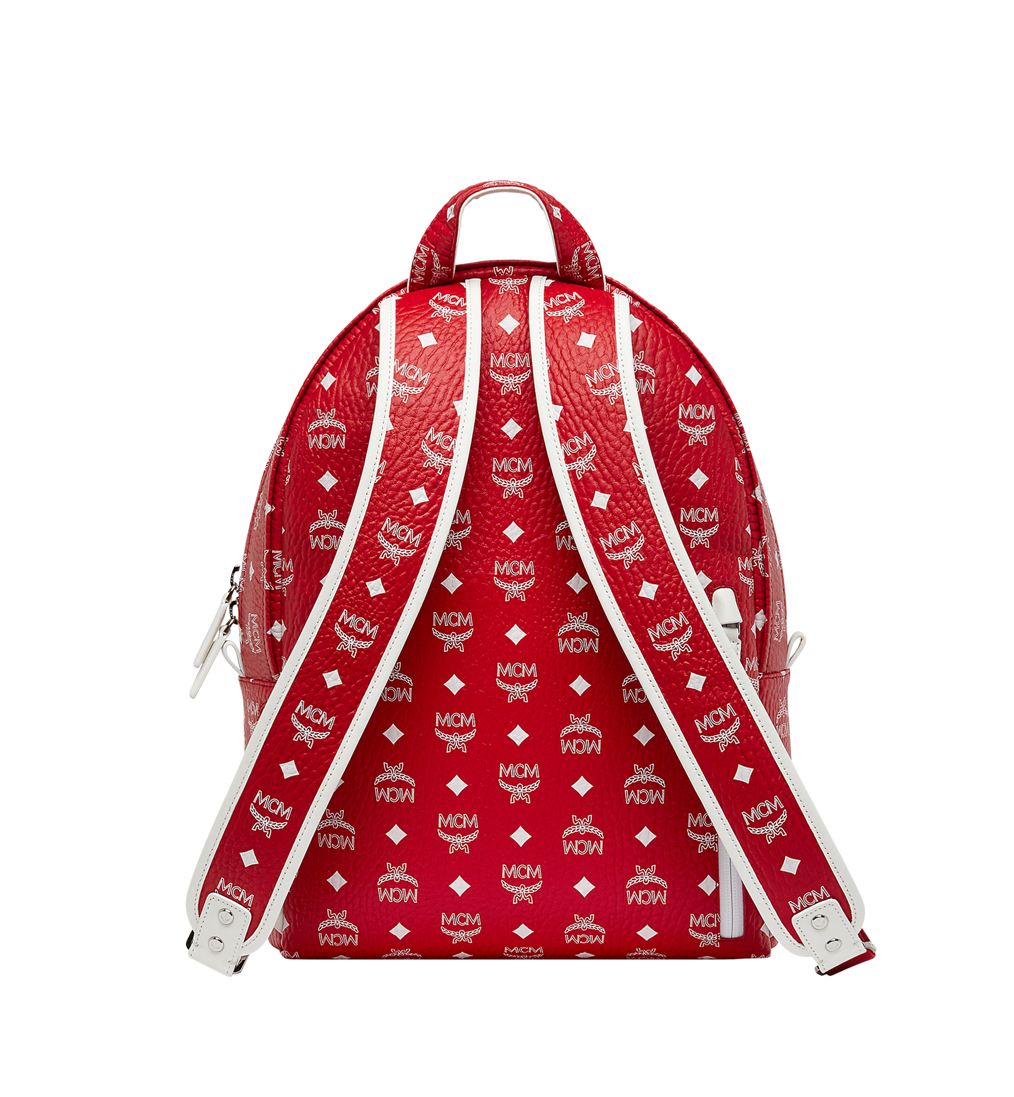 MCM Dietrich Laurel Backpack in Visetos Red MMK8SDI05RV001 Noch mehr sehen 3
