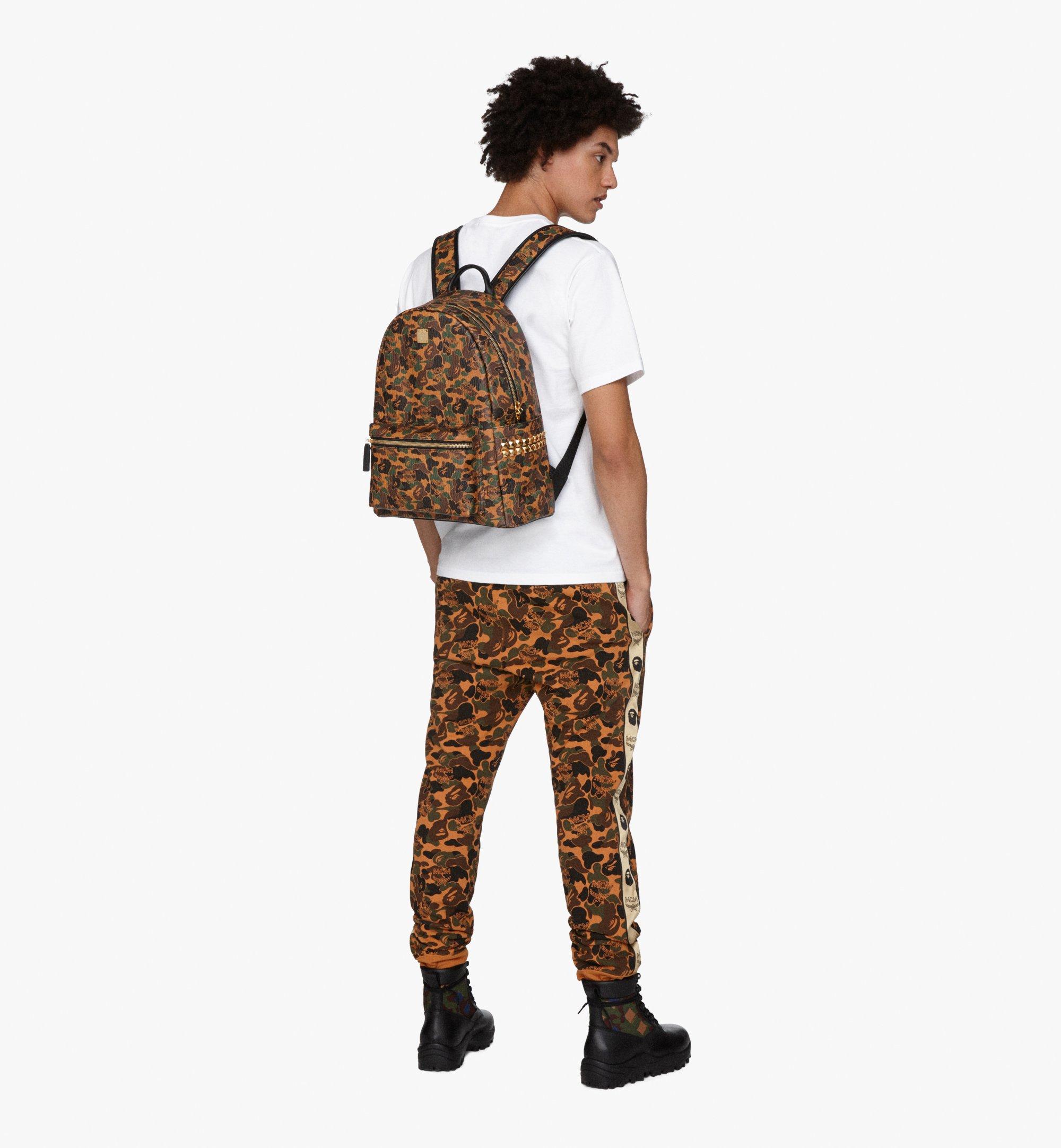 Large MCM x BAPE Stark Backpack in Camo Visetos BAPE Camo | MCM ®CZ