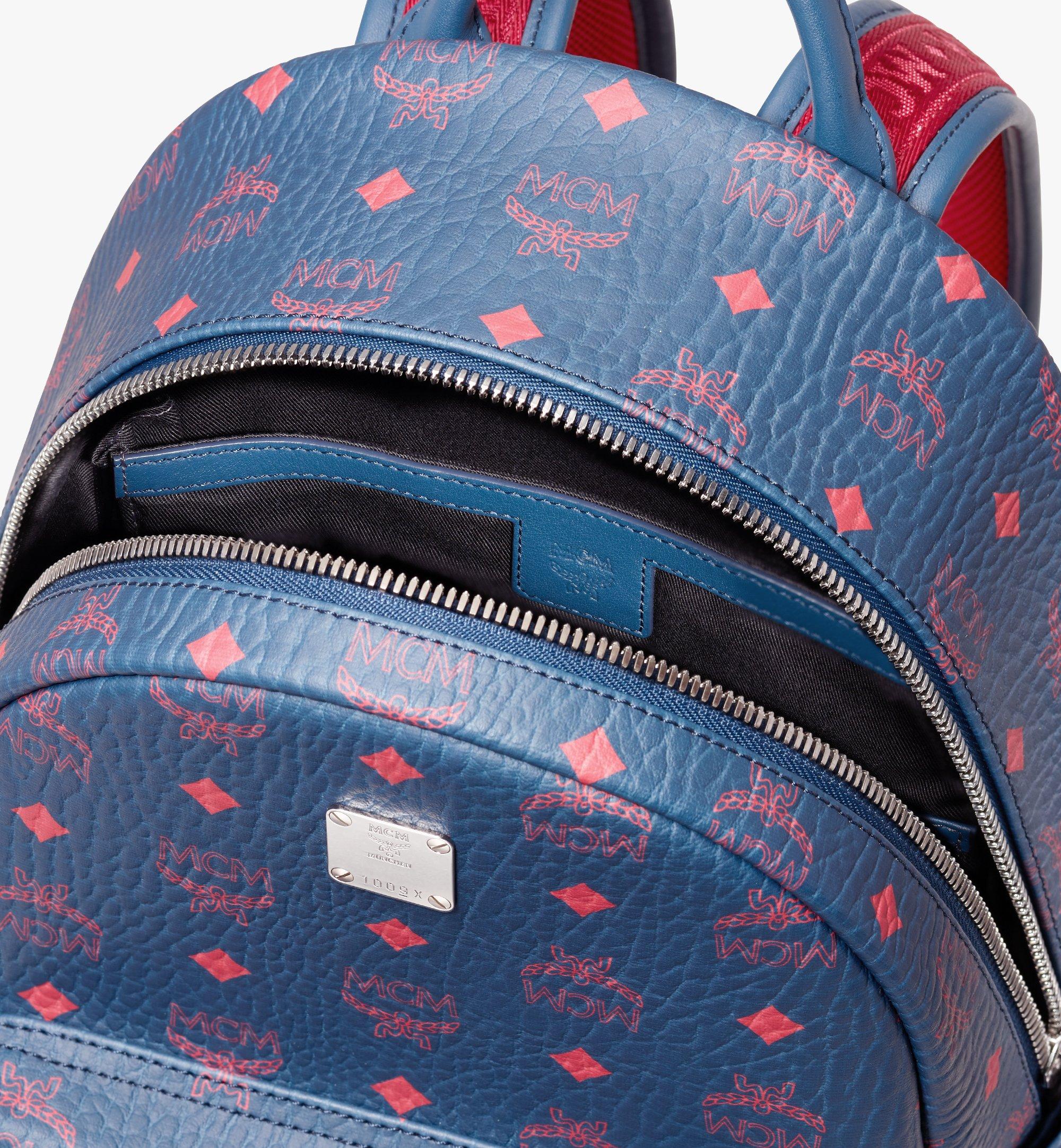 Mcm blue and red bag sale