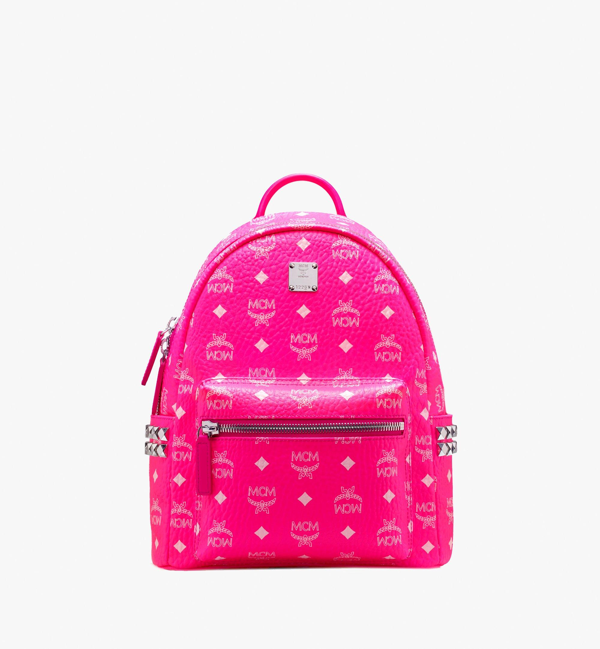 neon pink backpack