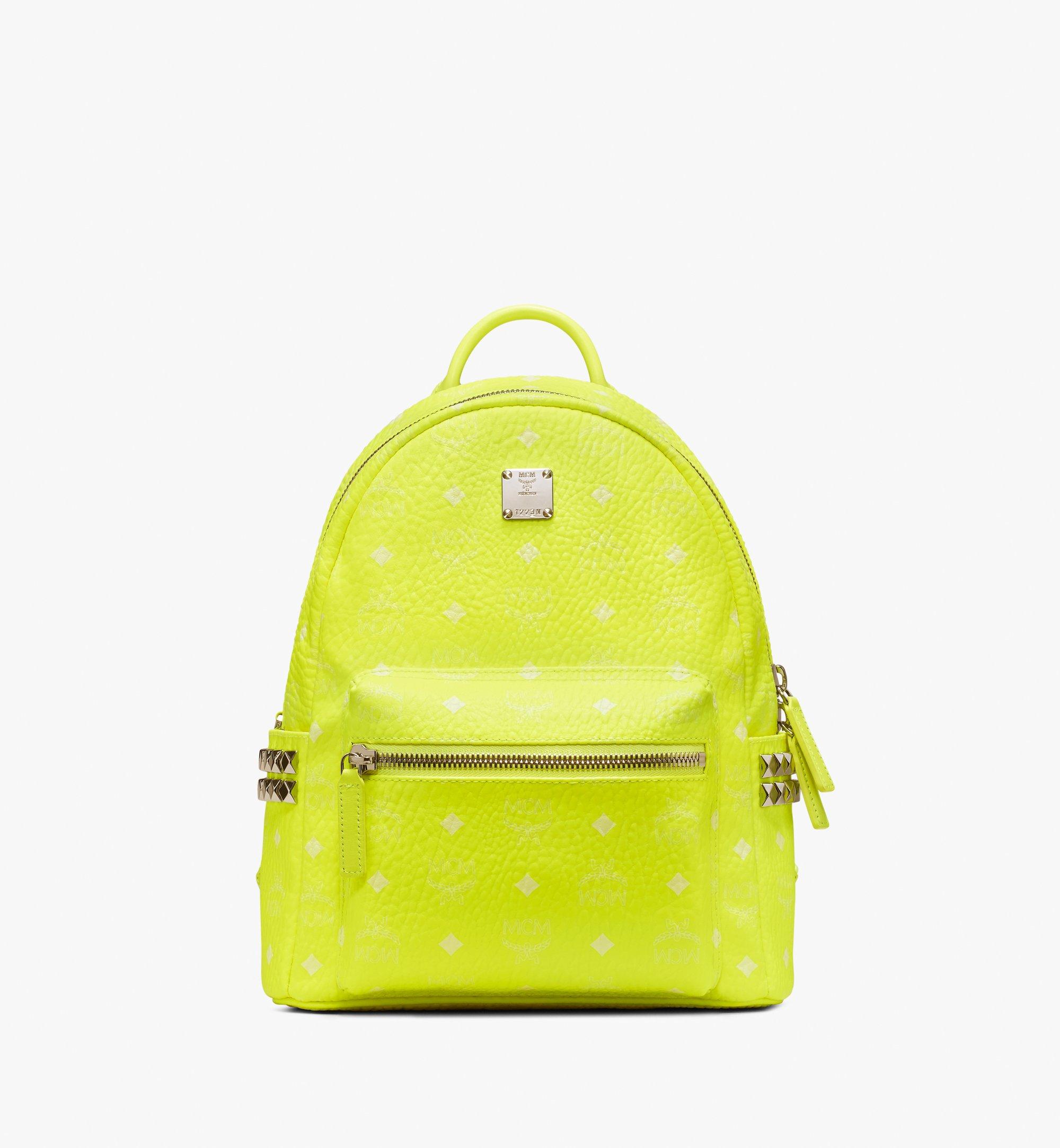 yellow mcm bag