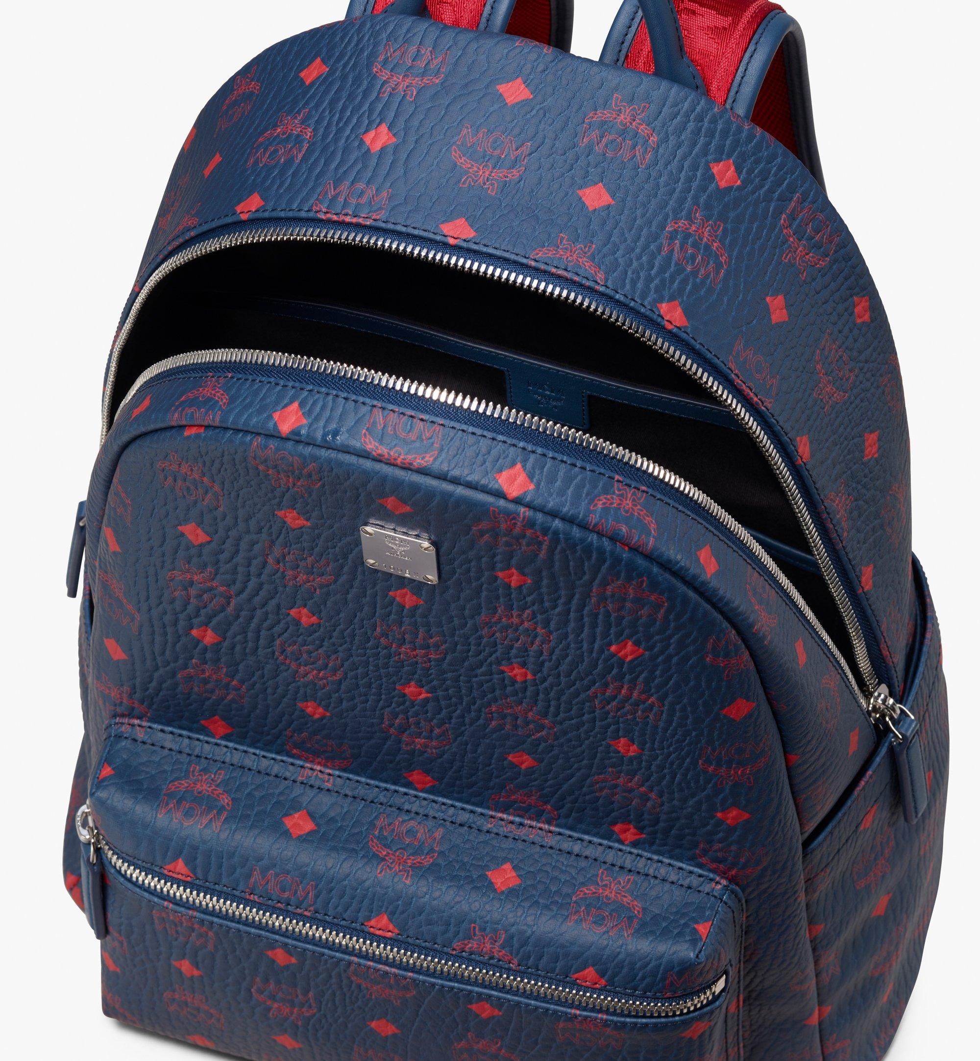 1,040 MCM blue Visetos Backpack Surf the web blue MMKCSFO01H1001 NEW WITH  TAG