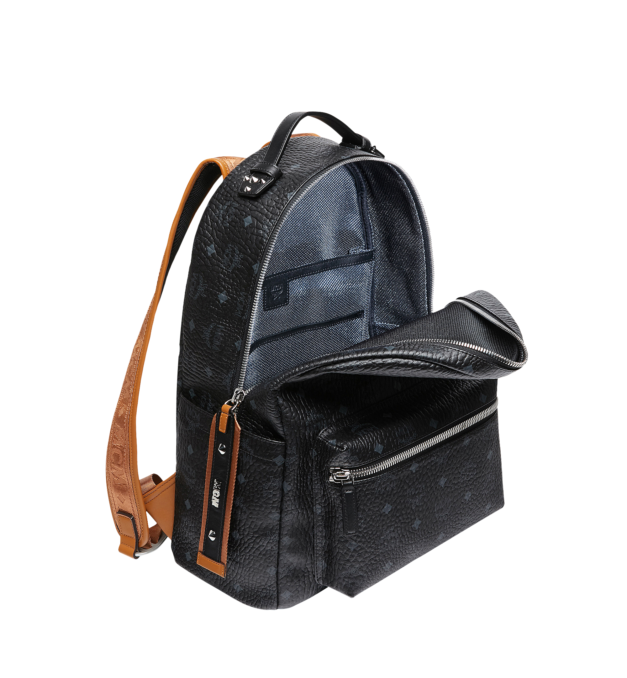 40 Cm 15 7 Stark Backpack In Visetos Black Mcm My