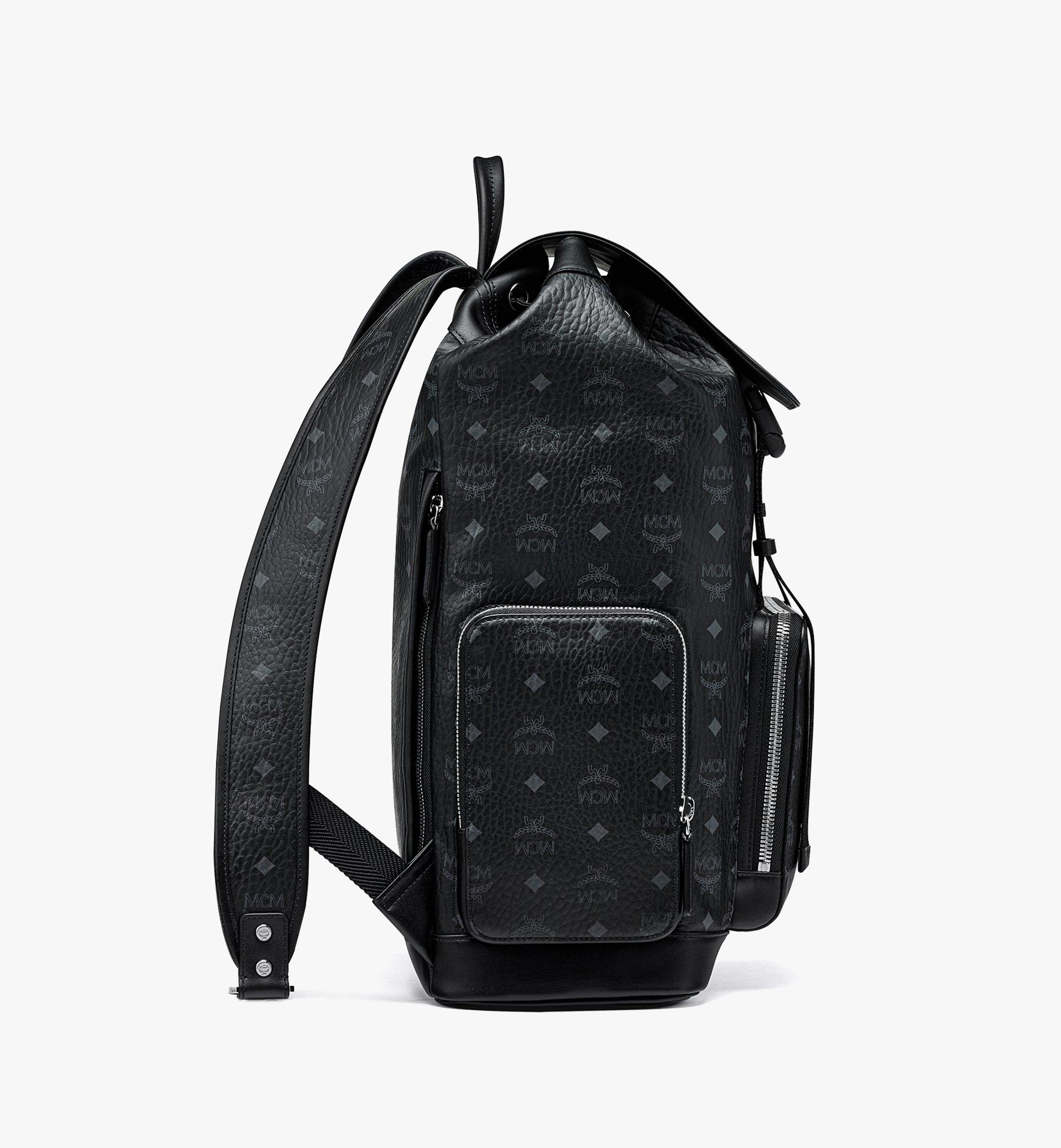 Large Brandenburg Backpack in Visetos Black MCM ®US
