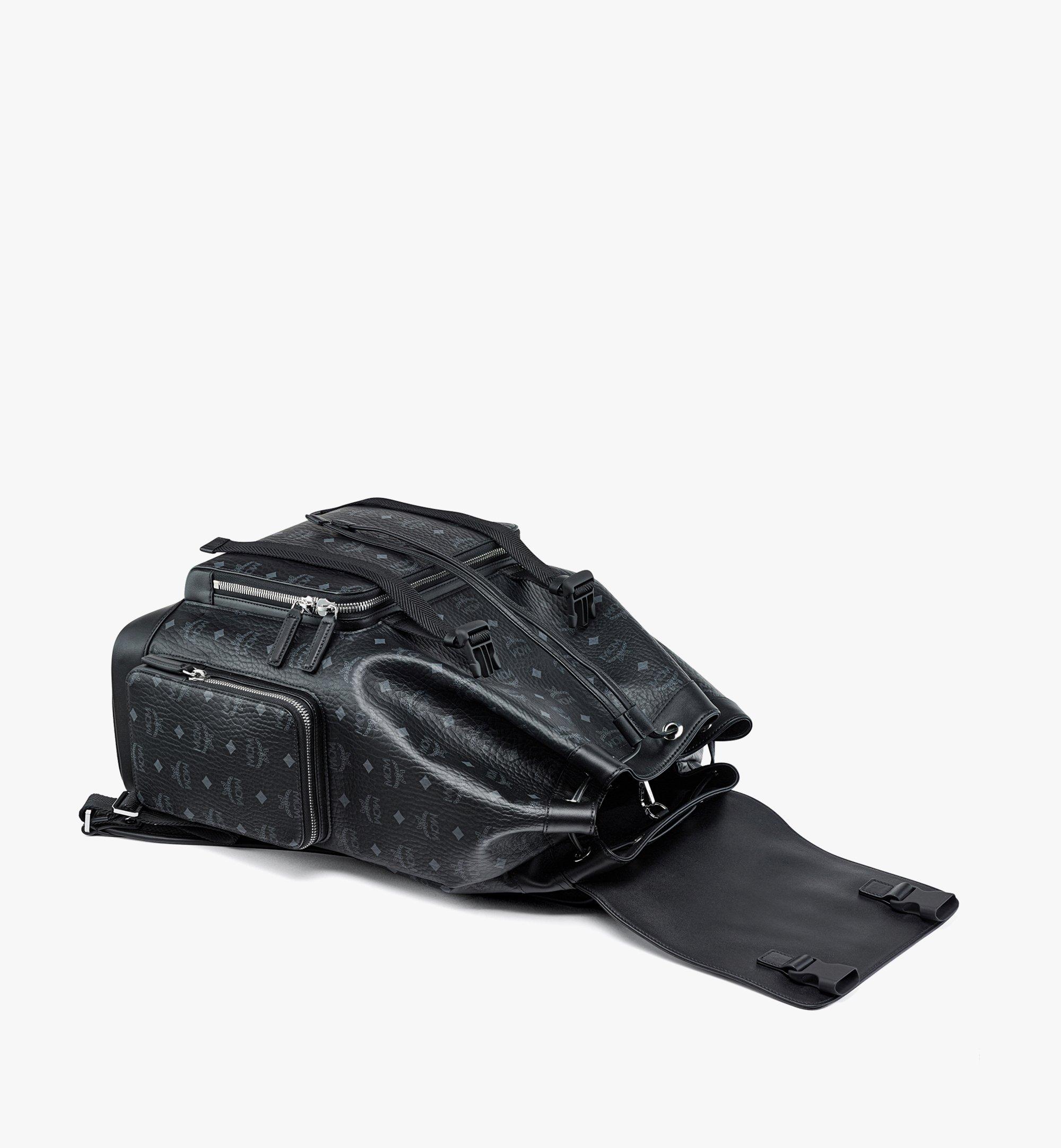 Large Brandenburg Backpack in Visetos Black MCM ®US