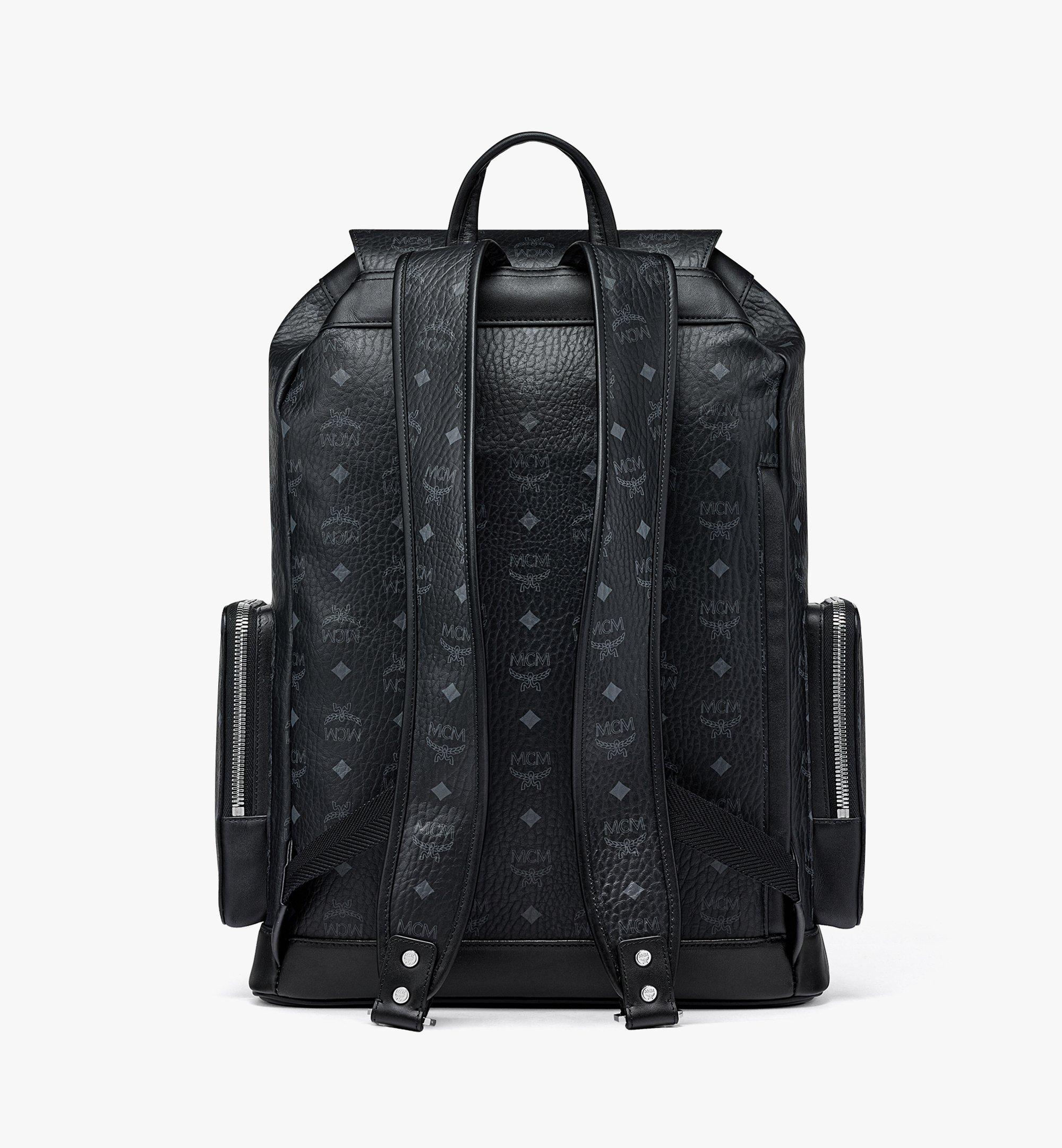 Large Brandenburg Backpack in Visetos Black | MCM ®US