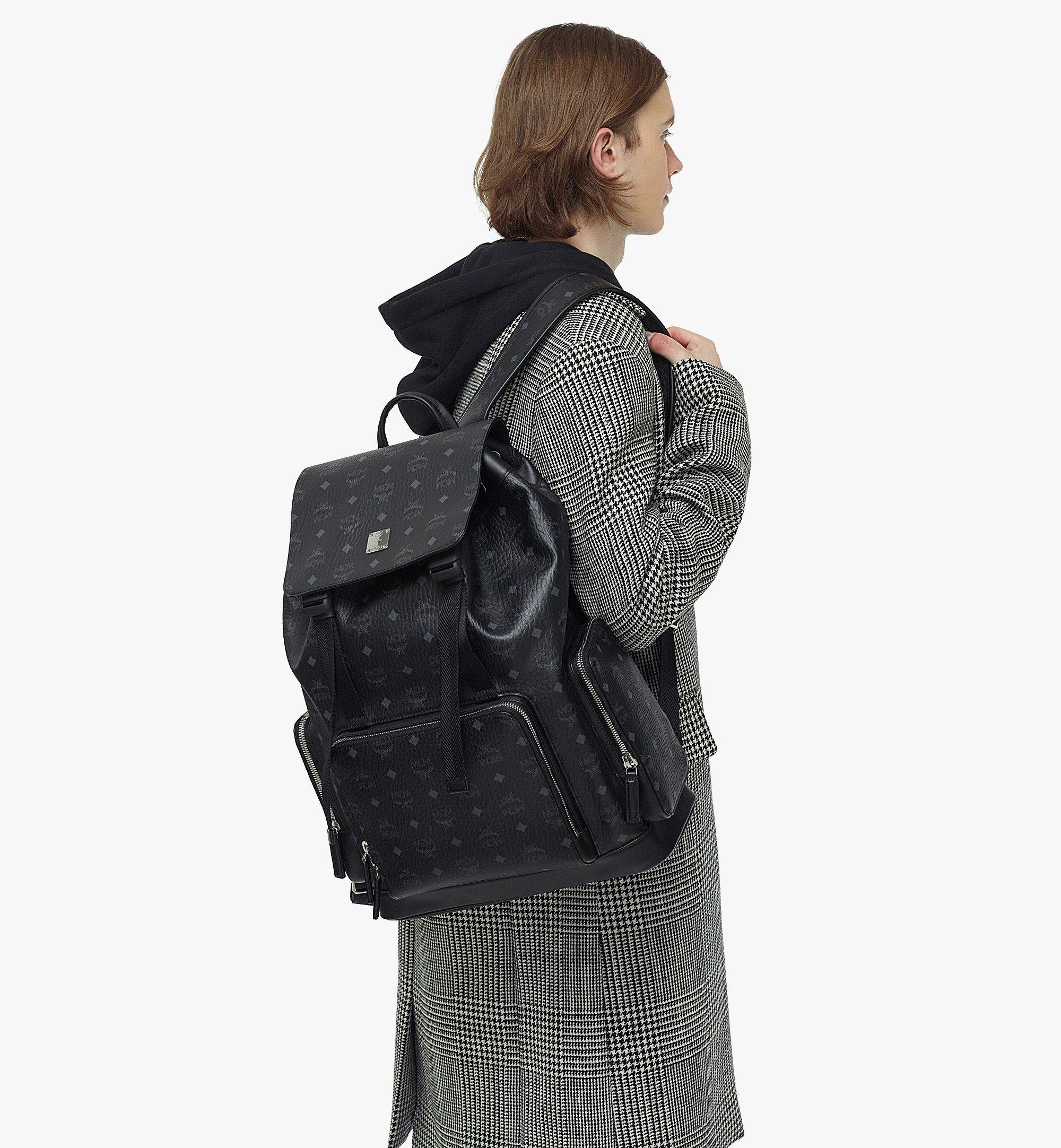 Mcm Brandenburg Medium Backpack - Black