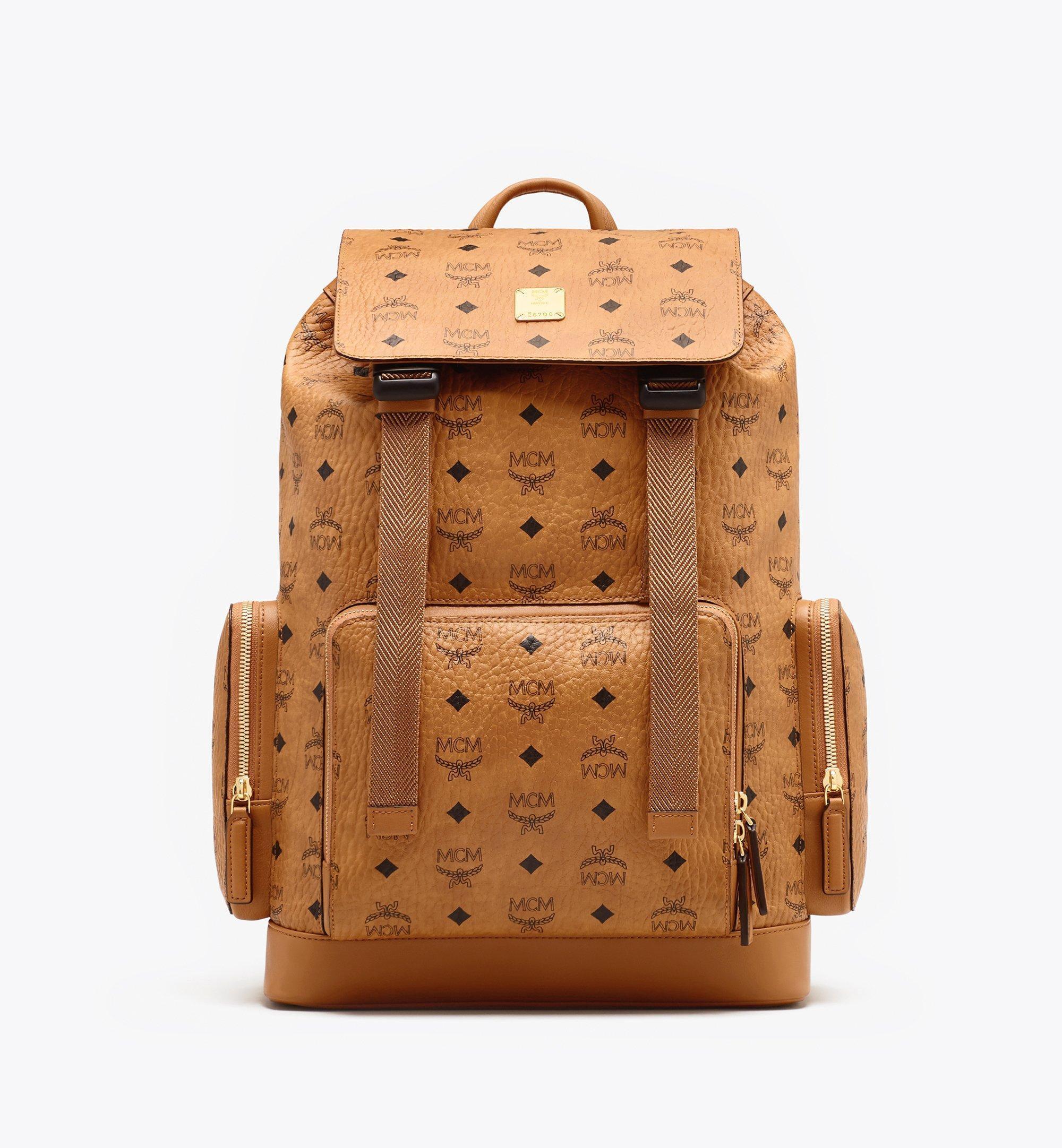 Medium Brandenburg Backpack in Visetos Cognac | MCM ®CA