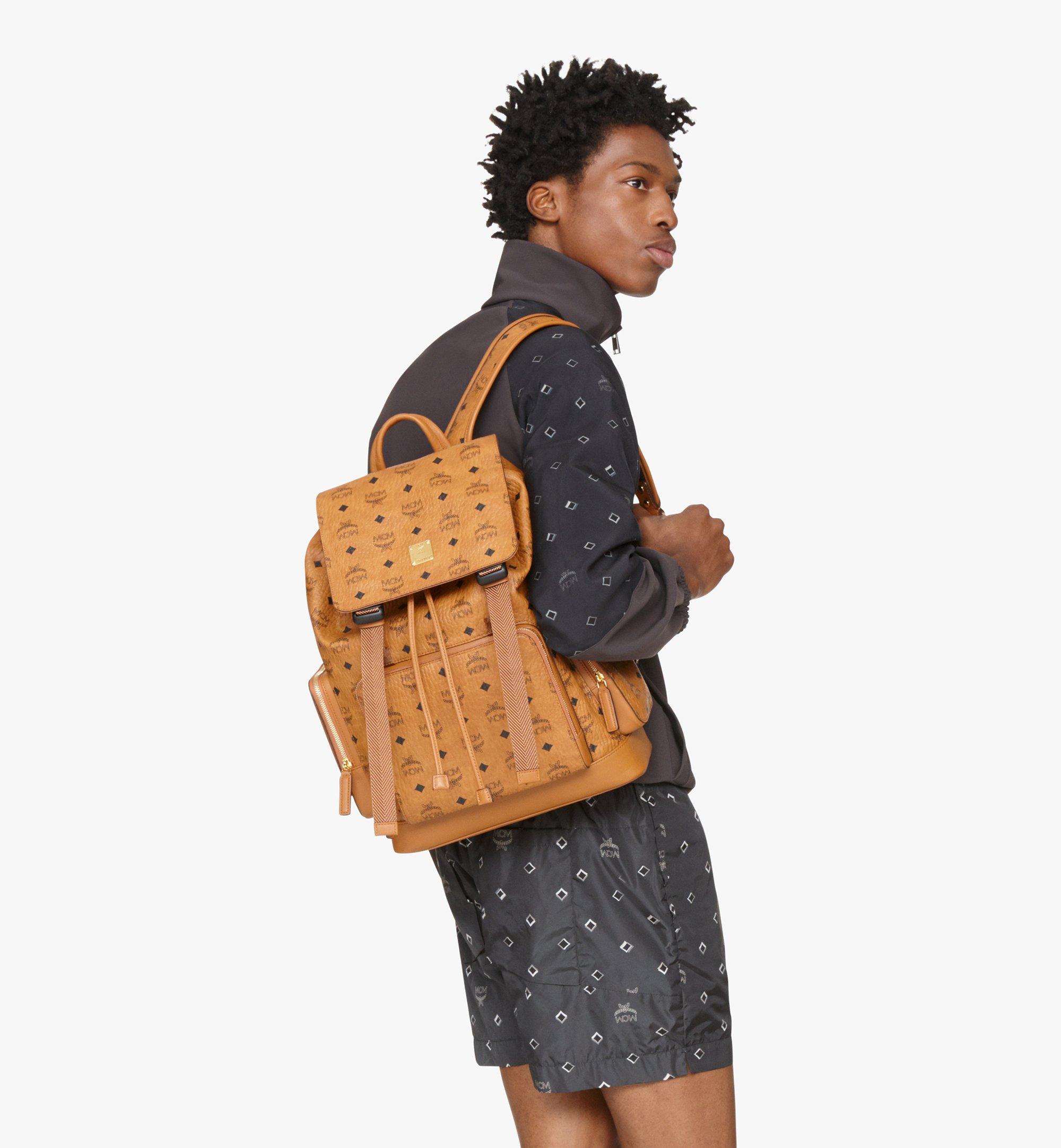 Medium Brandenburg Backpack in Visetos Cognac | MCM ®CA