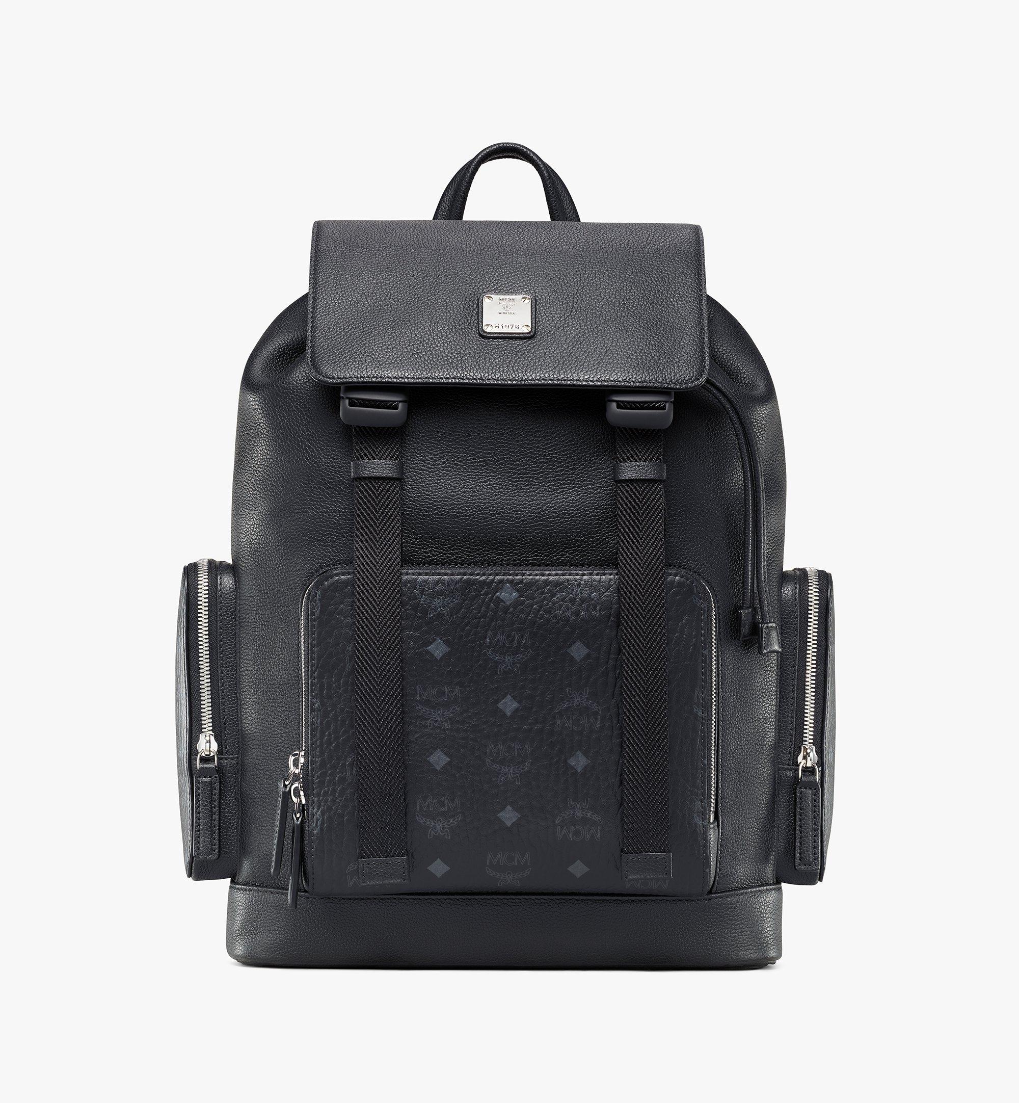 Cloth backpack MCM Black in Cloth - 16483624