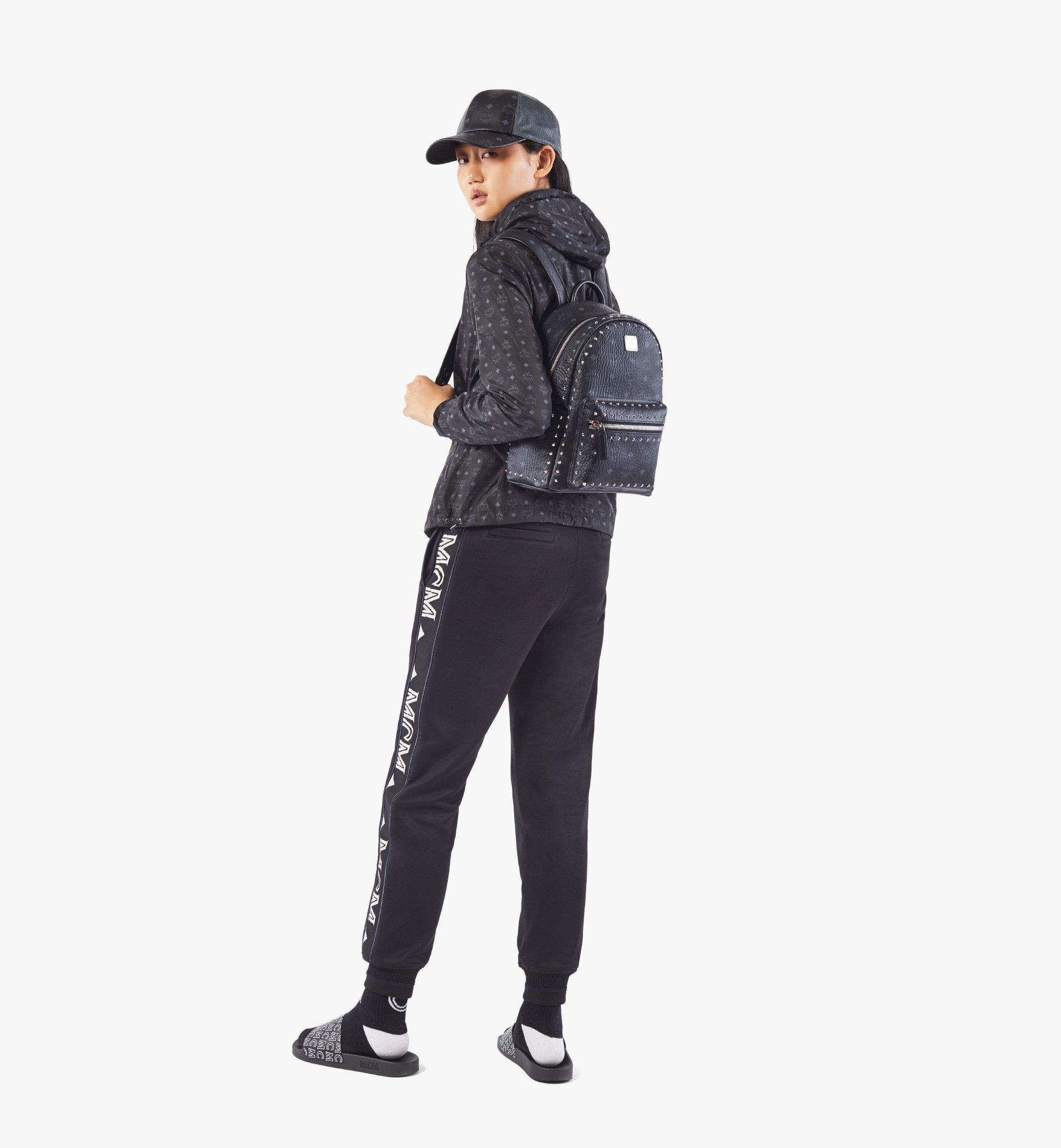 MCM Stark Backpack in Studded Outline Visetos Black MMKAAVE03BK001 ほかの角度から見る 5
