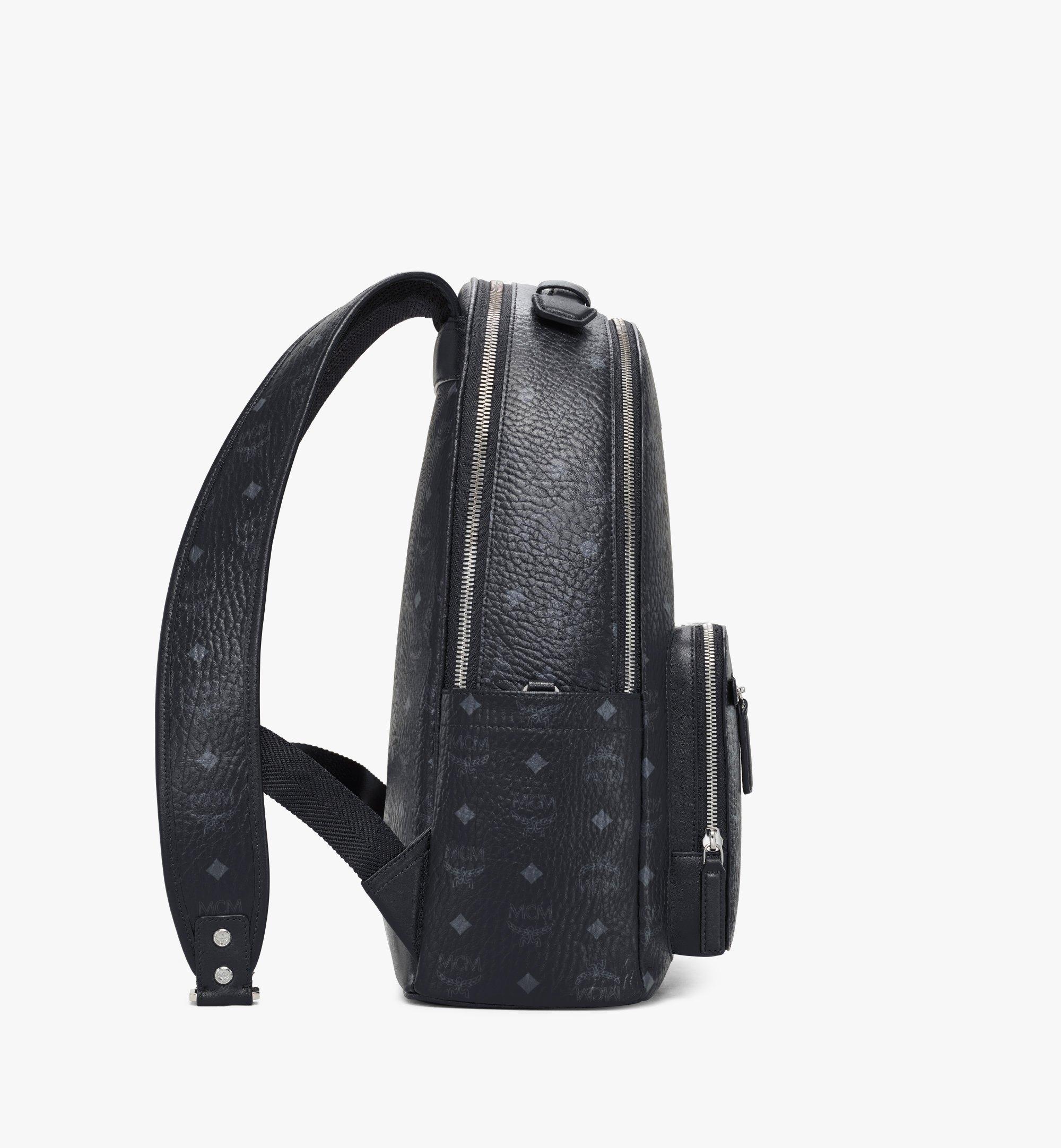 Medium Stark Backpack in Visetos Black | MCM ®US