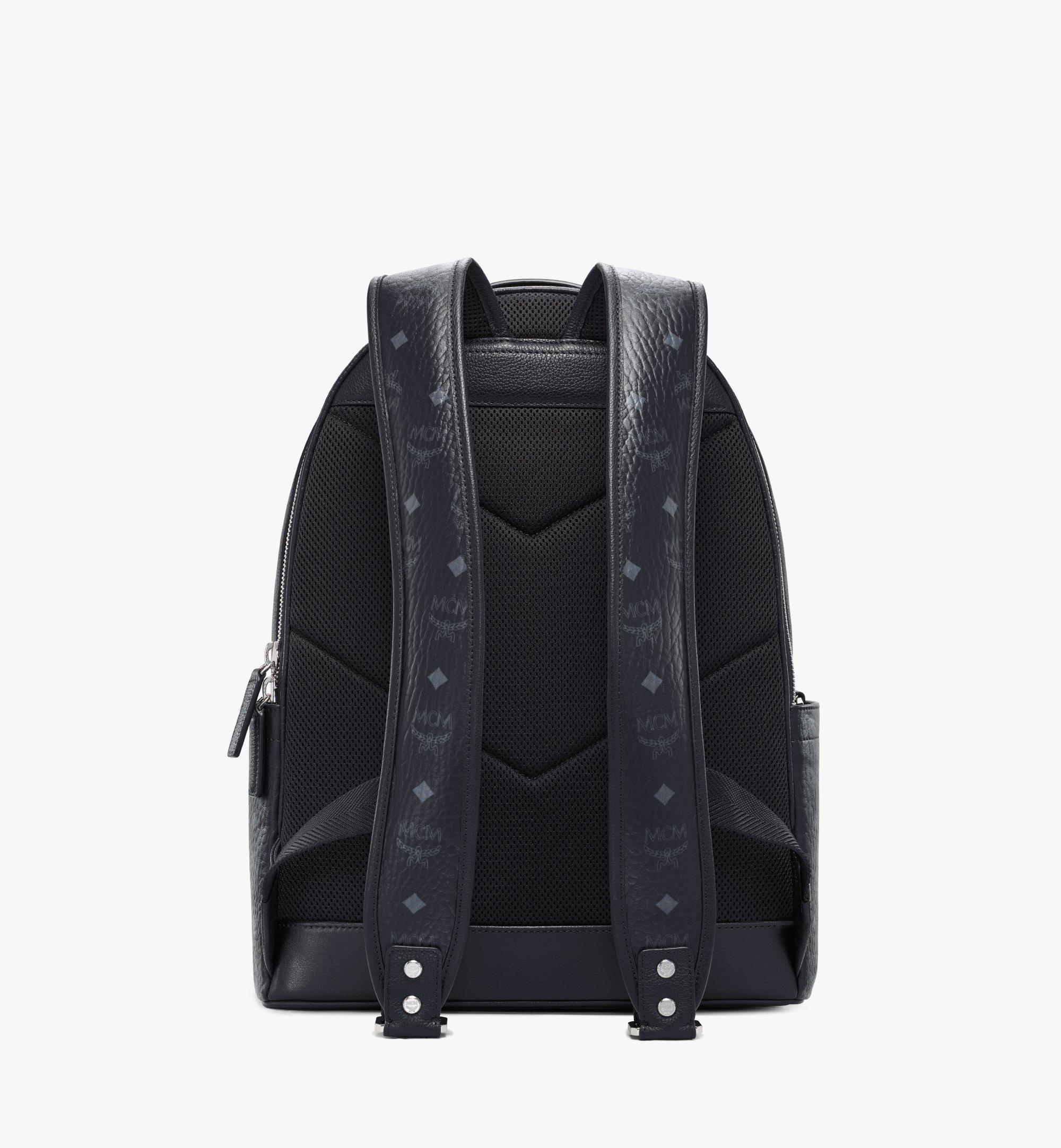 White and black mcm 2024 backpack