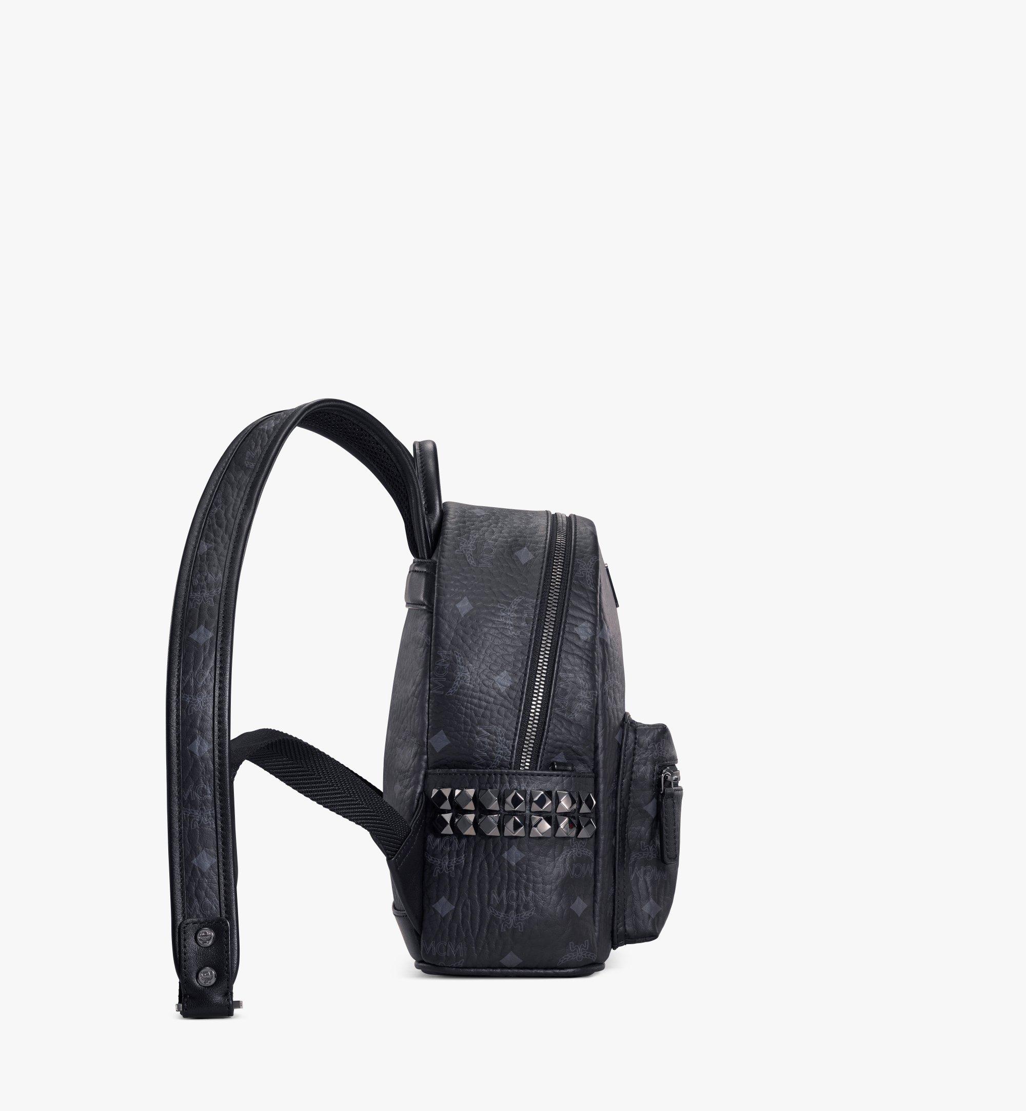 Mini Stark Side Studs Backpack in Visetos Black | MCM ®US