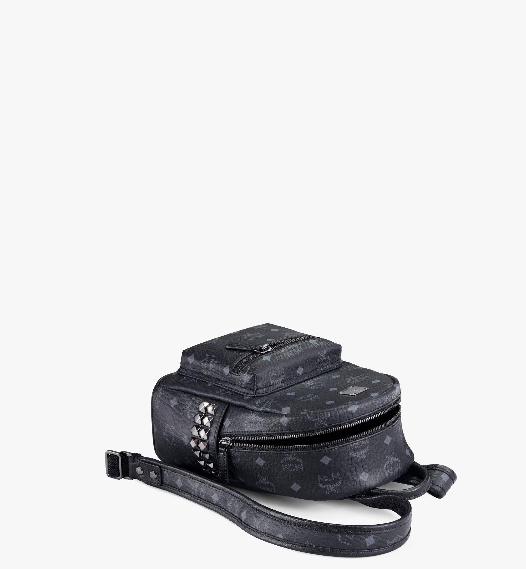 Mini Stark Side Studs Backpack in Visetos Black | MCM ®US