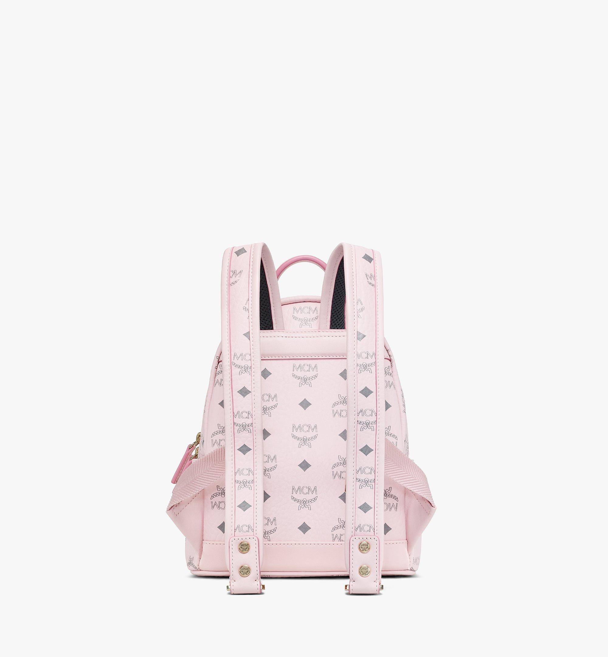 Mcm pink backpack mini on sale