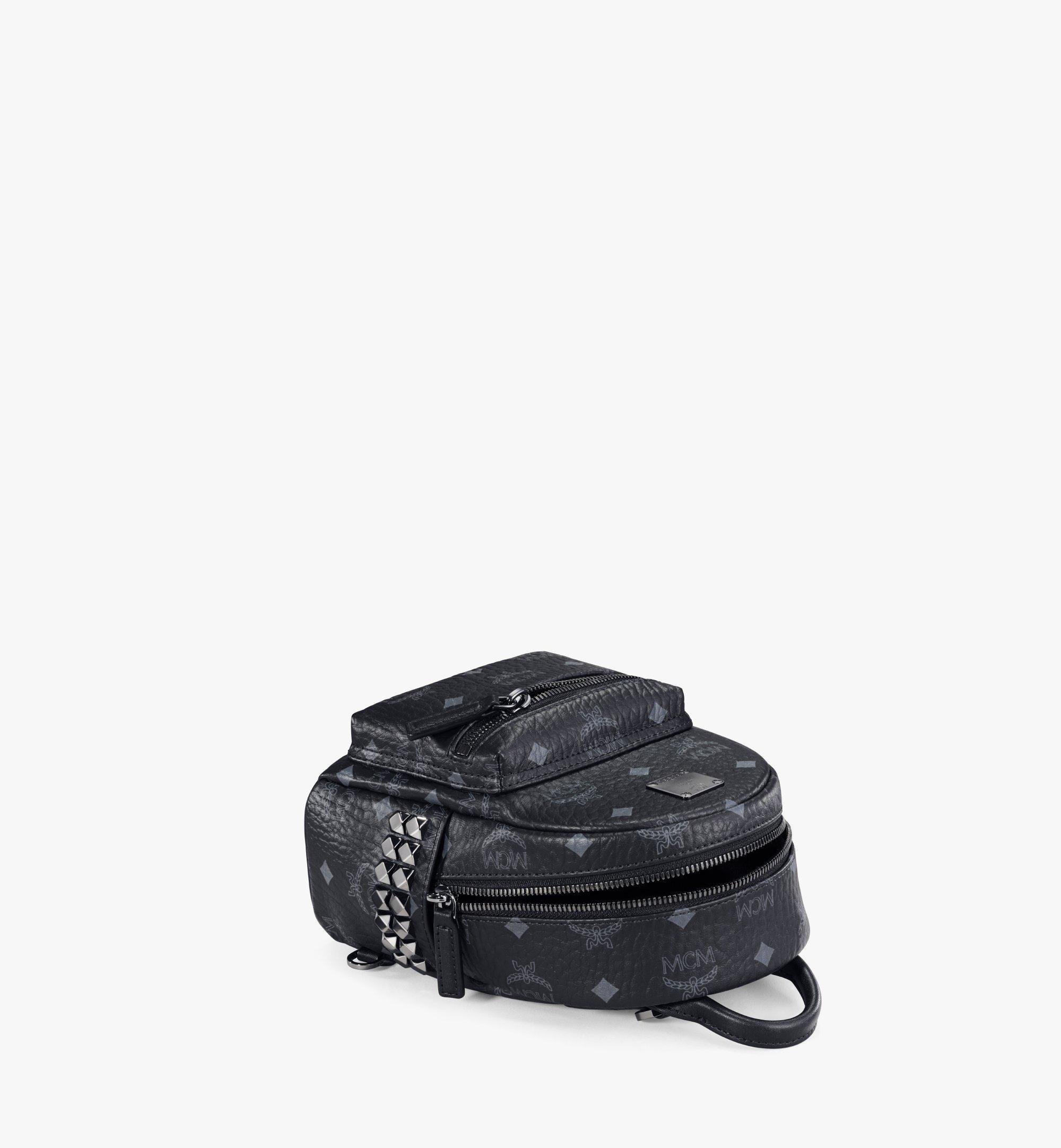 X-Mini Stark Bebe Boo Side Studs Backpack in Visetos Black | MCM ®CA