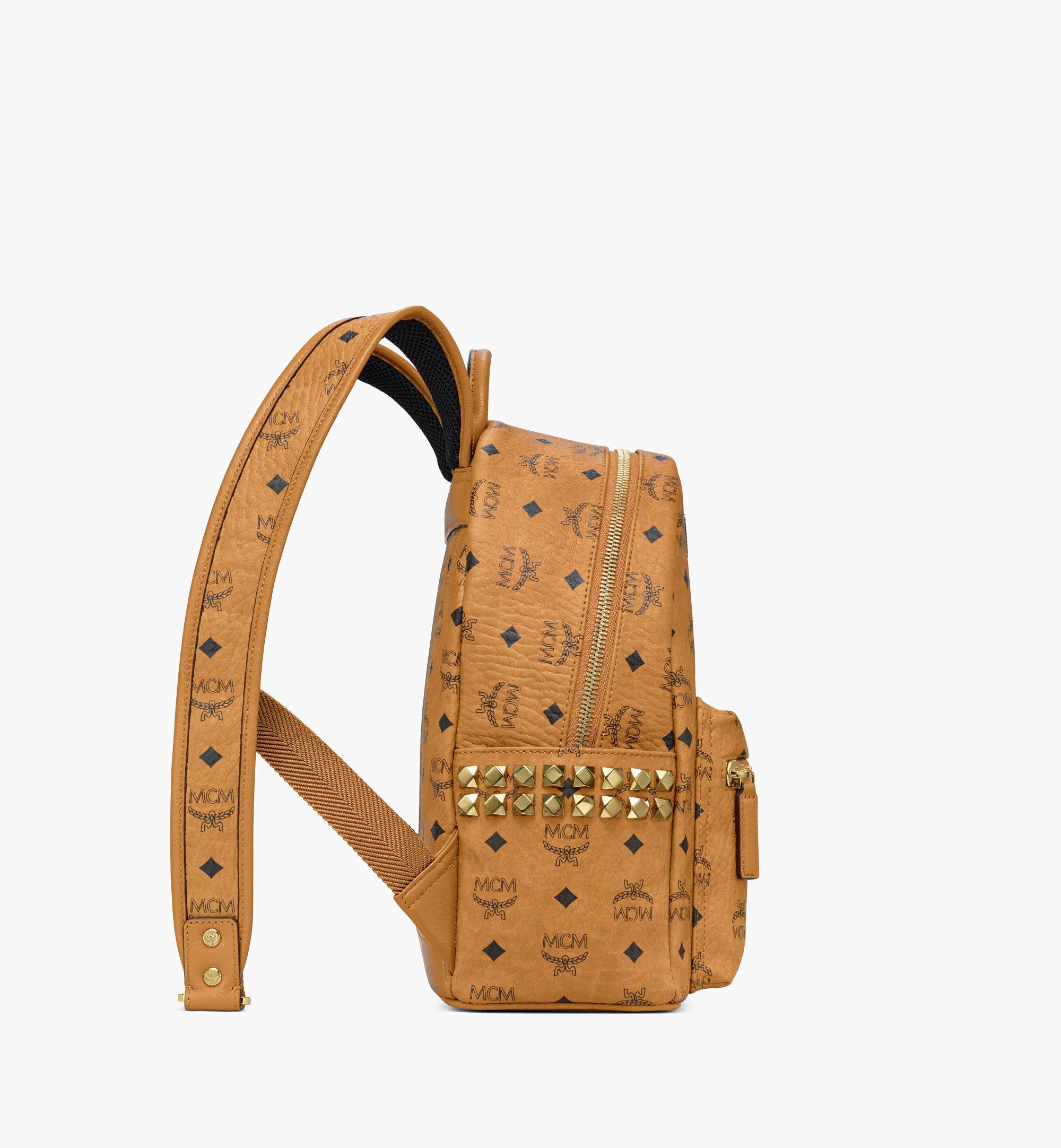 MCM Cognac All Over Stud Stark Backpack 90m56s – Bagriculture