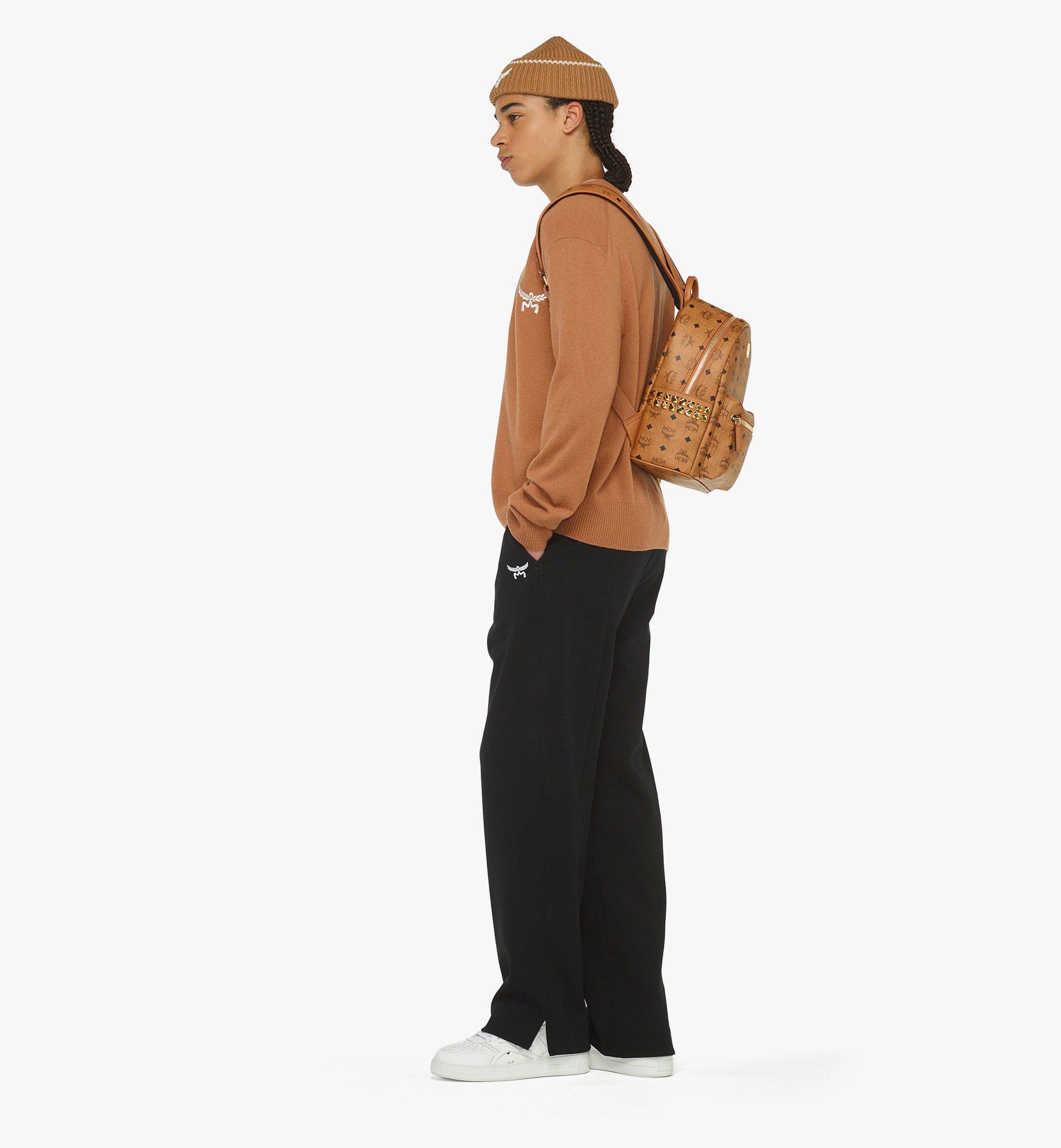 Small Stark Side Studs Backpack in Visetos Cognac | MCM ®US