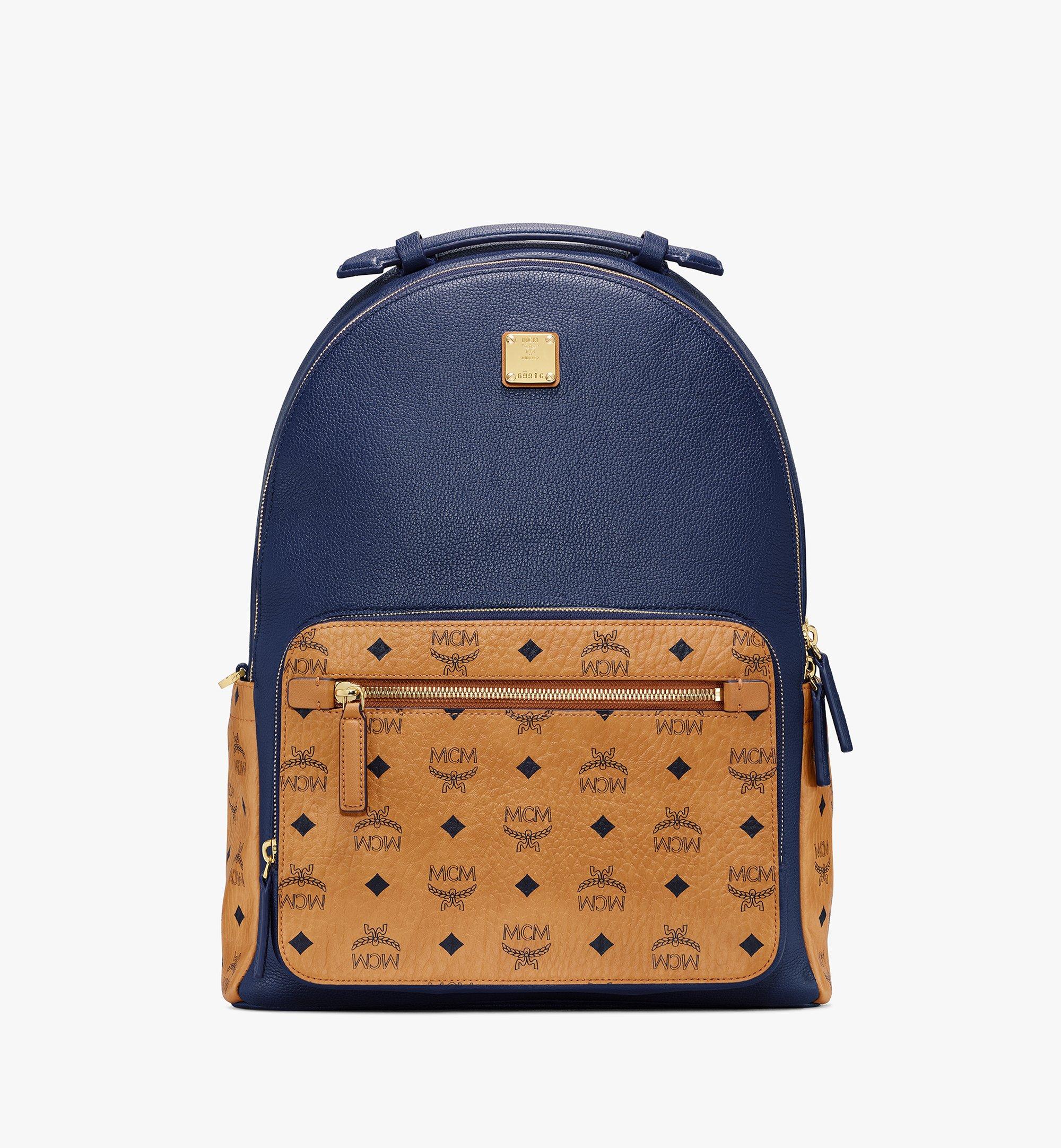 leather backpack with studs