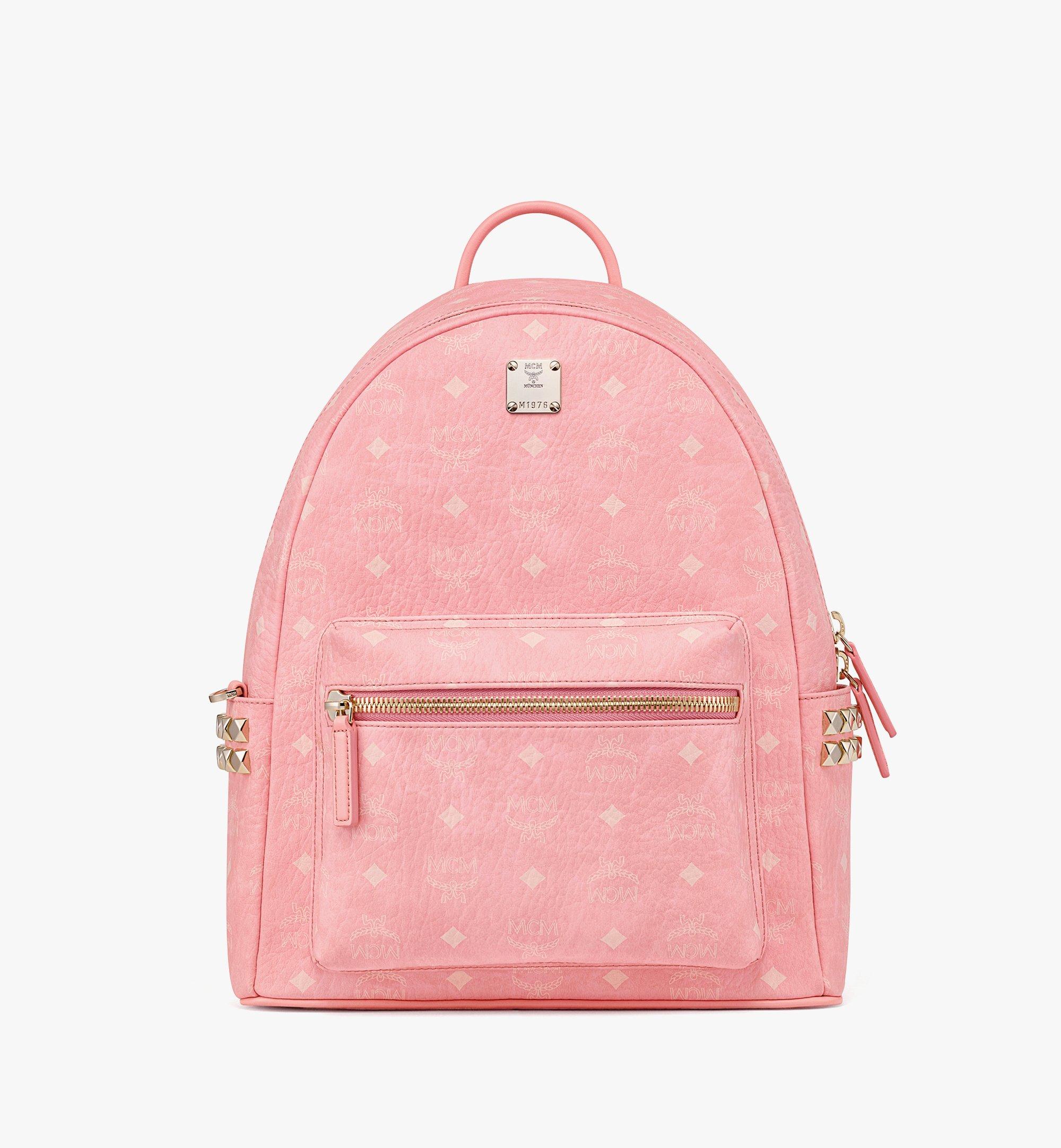 mcm pink backpack with spikes BRAND NEW w/dust bag