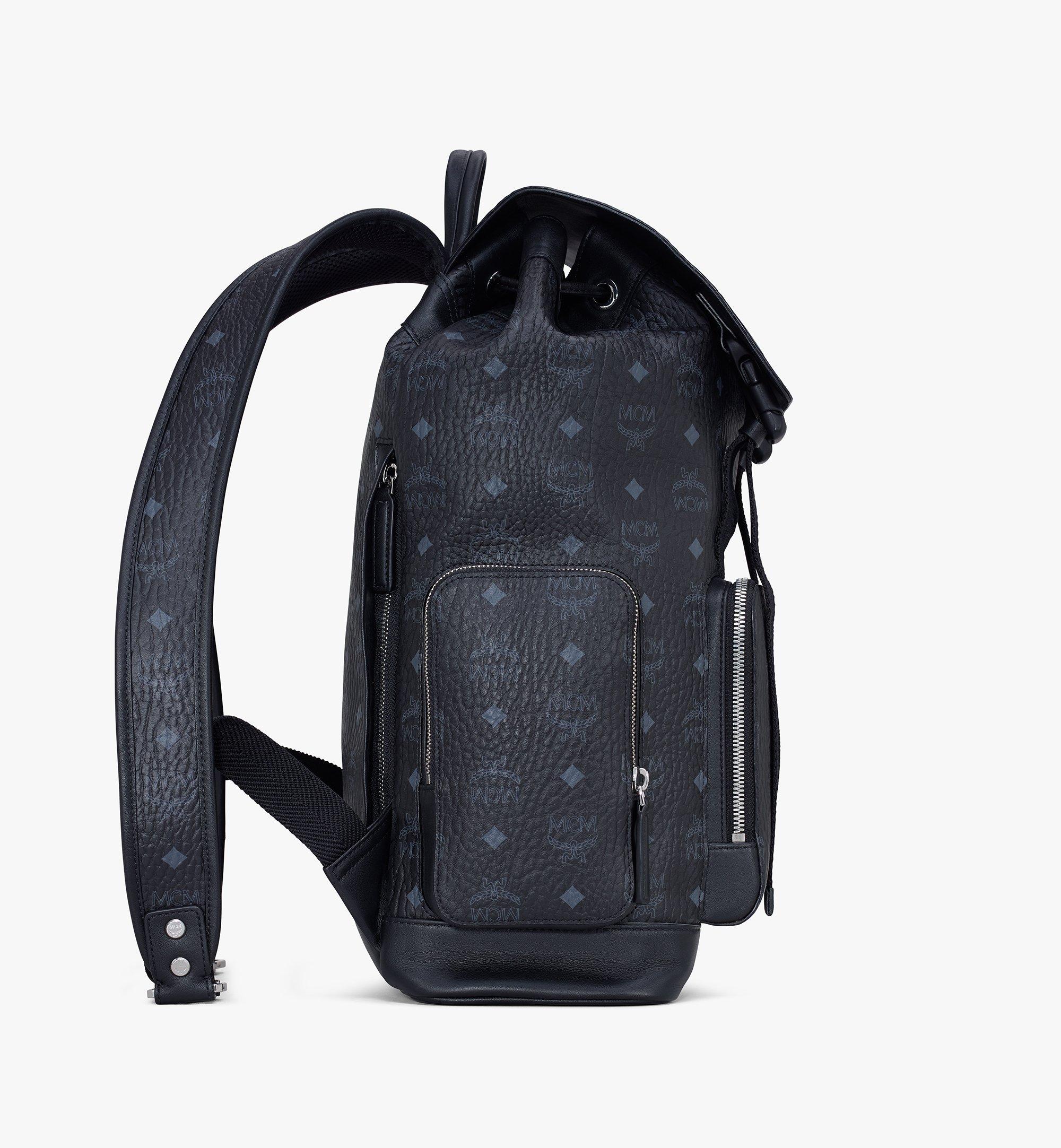 45 Cm 17 7 Brandenburg Backpack In Visetos Black Mcm Be