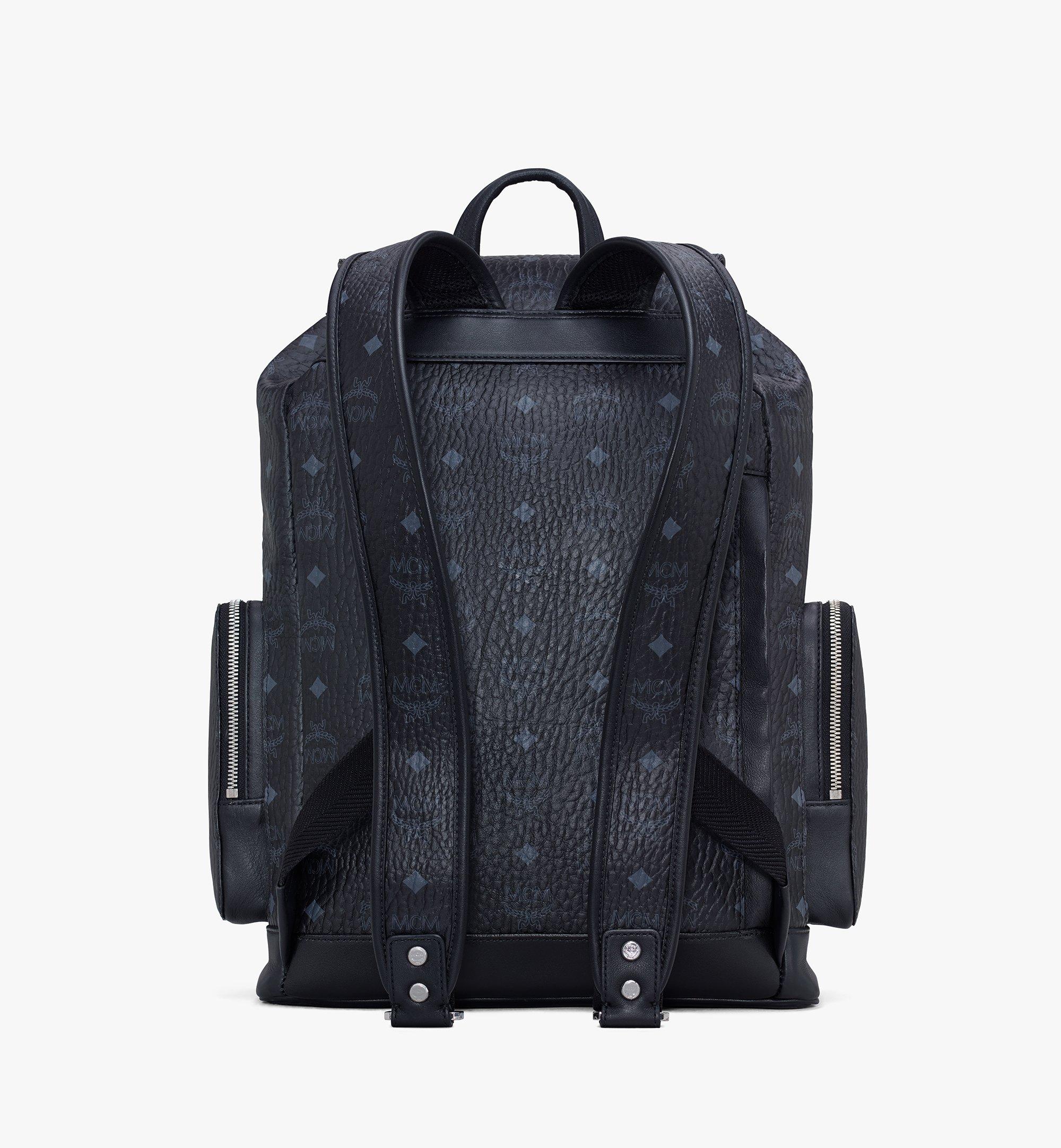 Large Brandenburg Backpack in Visetos Black MCM ®US