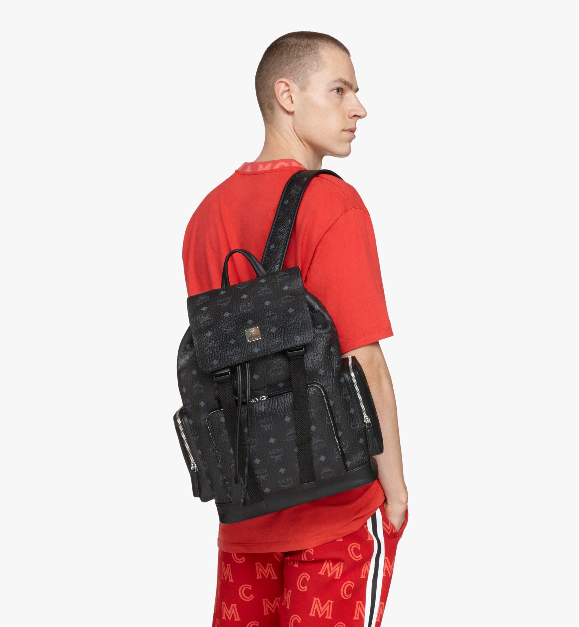 Mcm Brandenburg Medium Backpack - Black