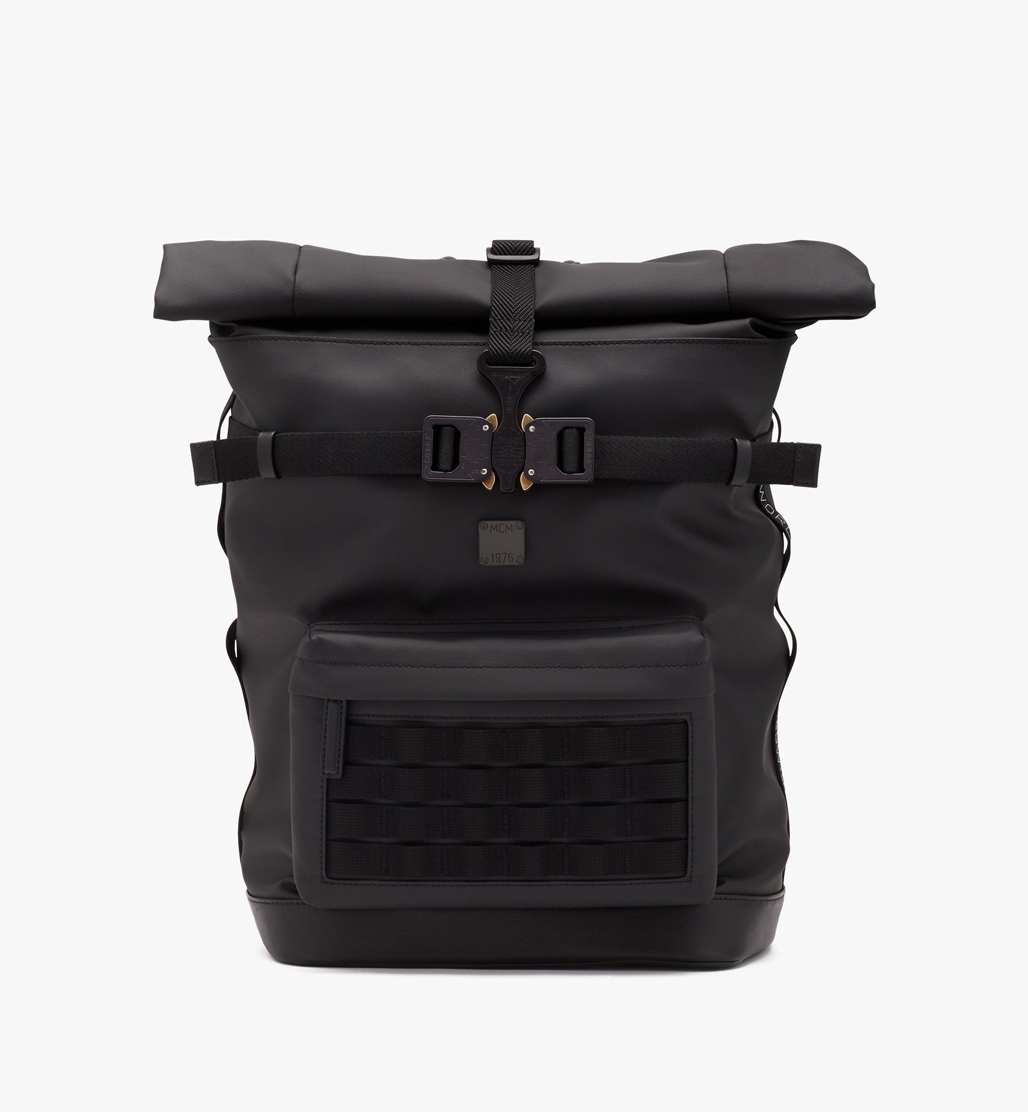 Mcm 1976 Rolltop rucksack In Black ModeSens