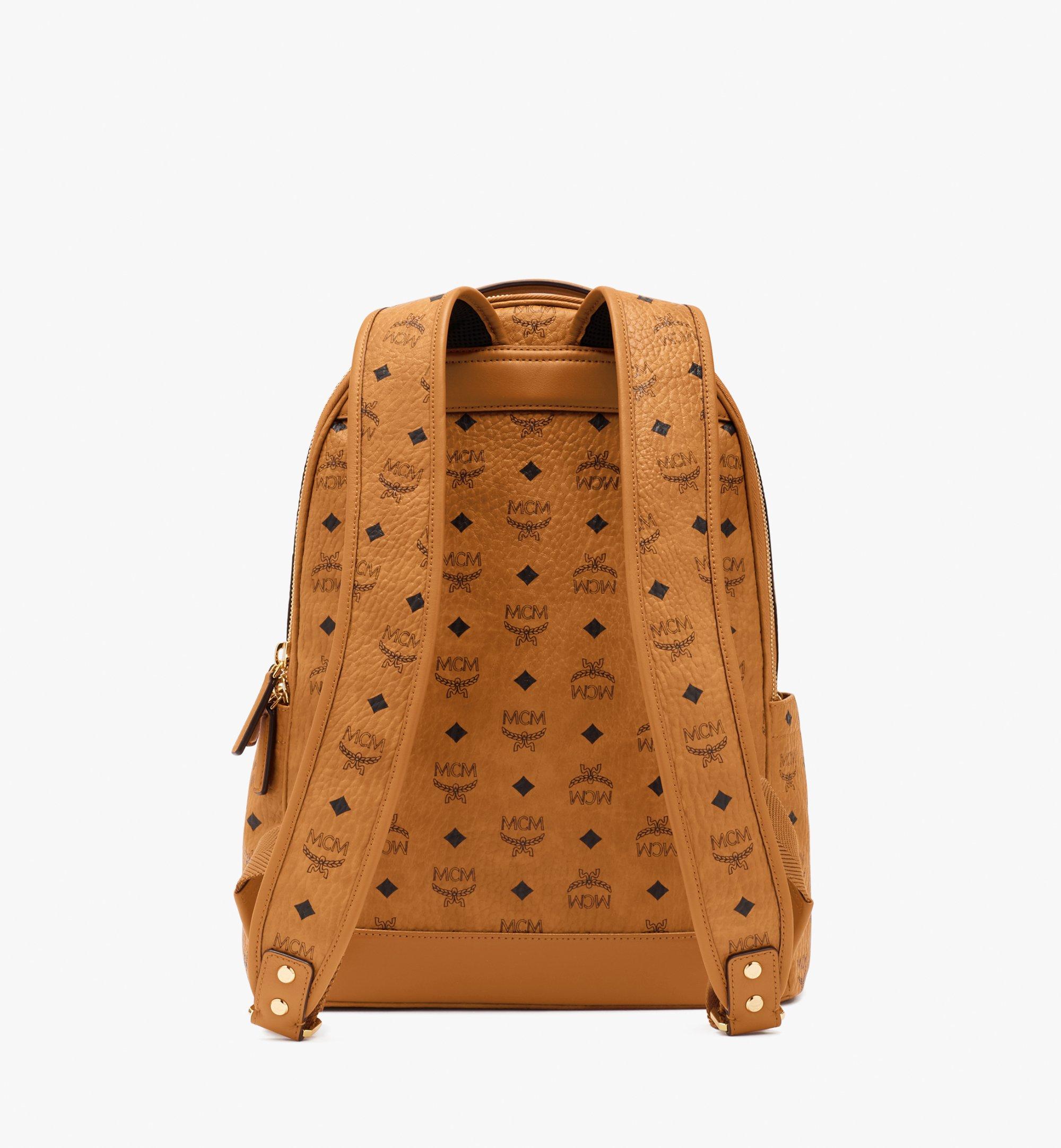 MCM Stark Backpack in Visetos Cognac MMKASVE10CO001 Alternate View 2