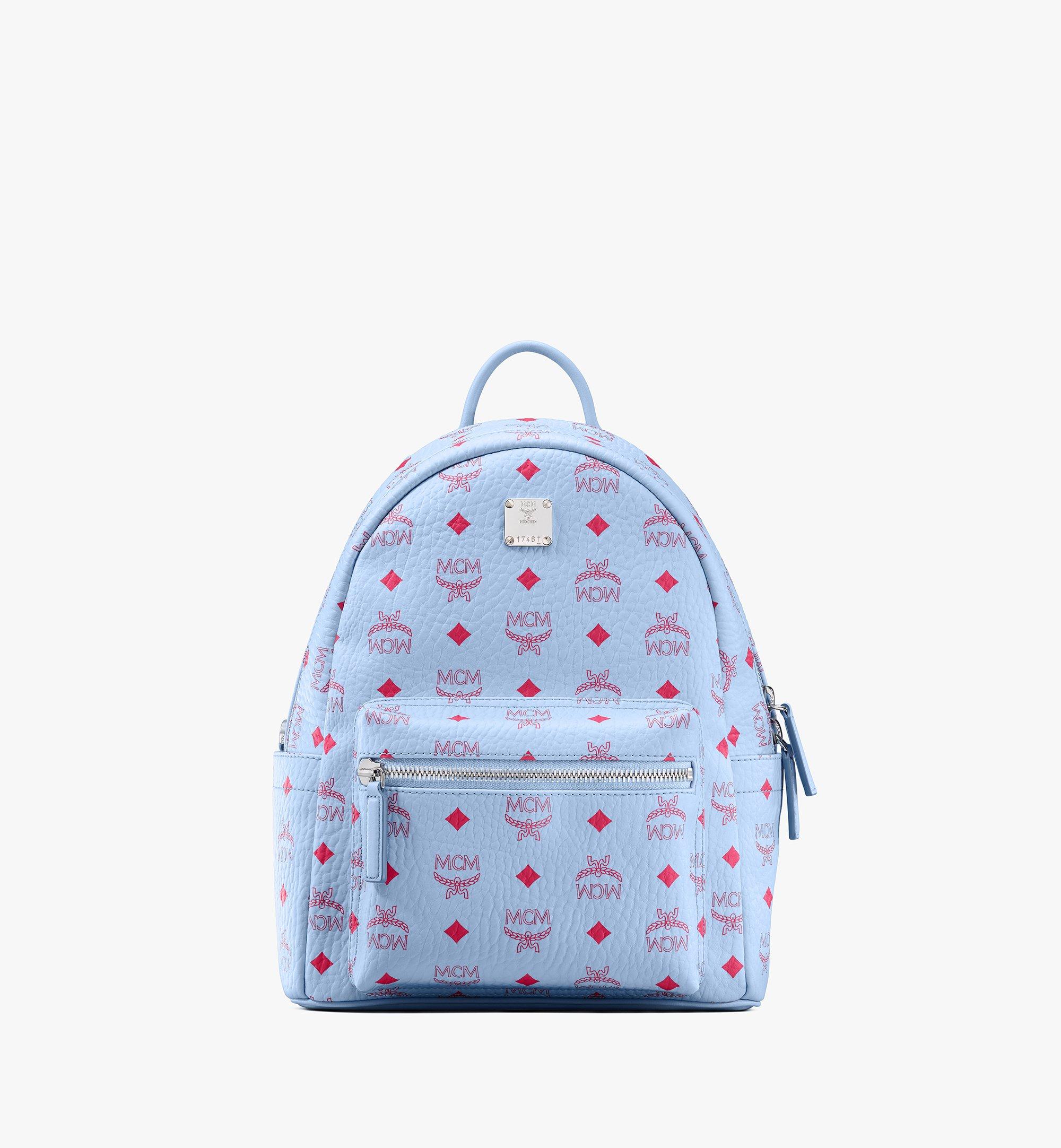 mcm bookbag blue