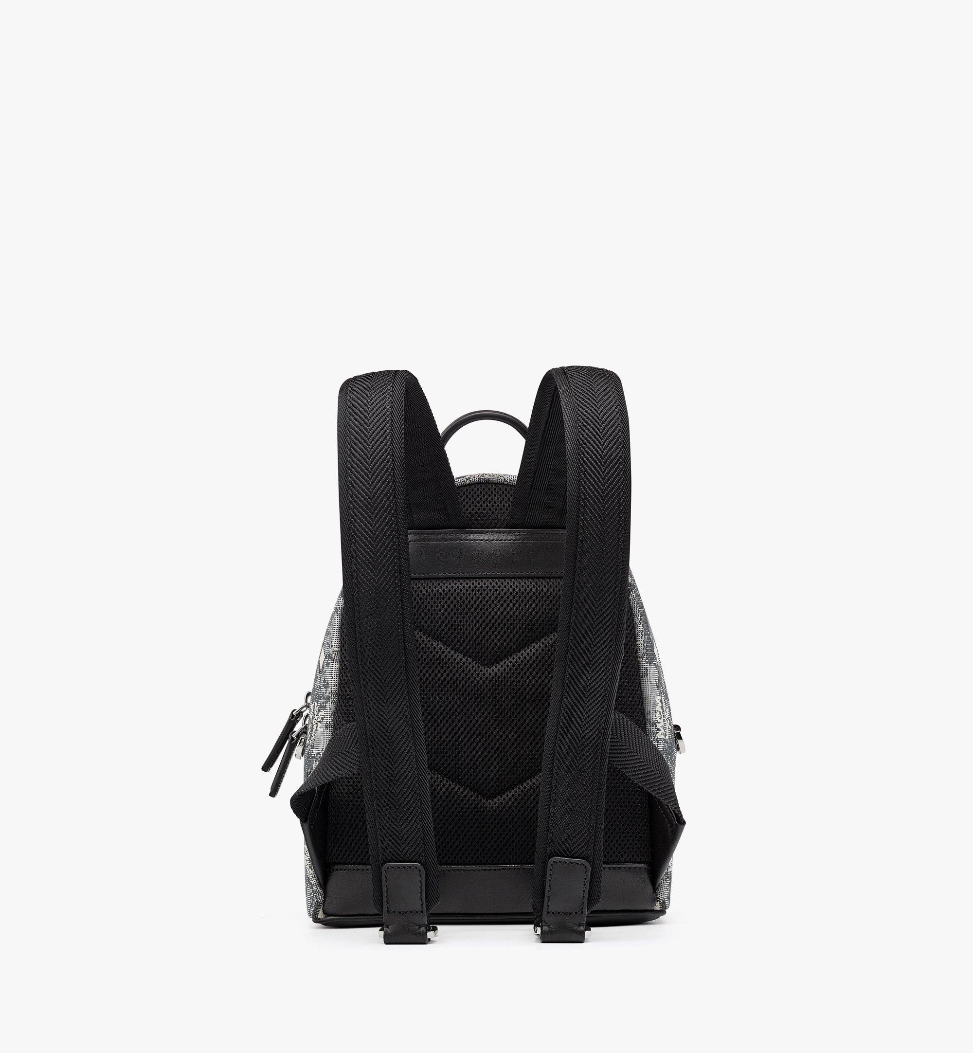 Mcm stark monogram backpack hot sale