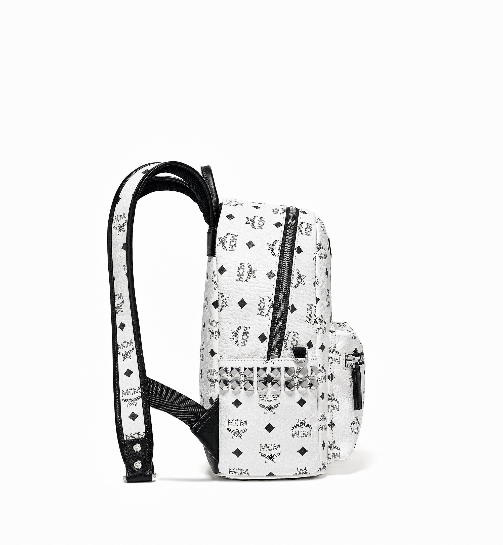 32 Cm 12 6 Stark Backpack In Visetos White Mcm Us