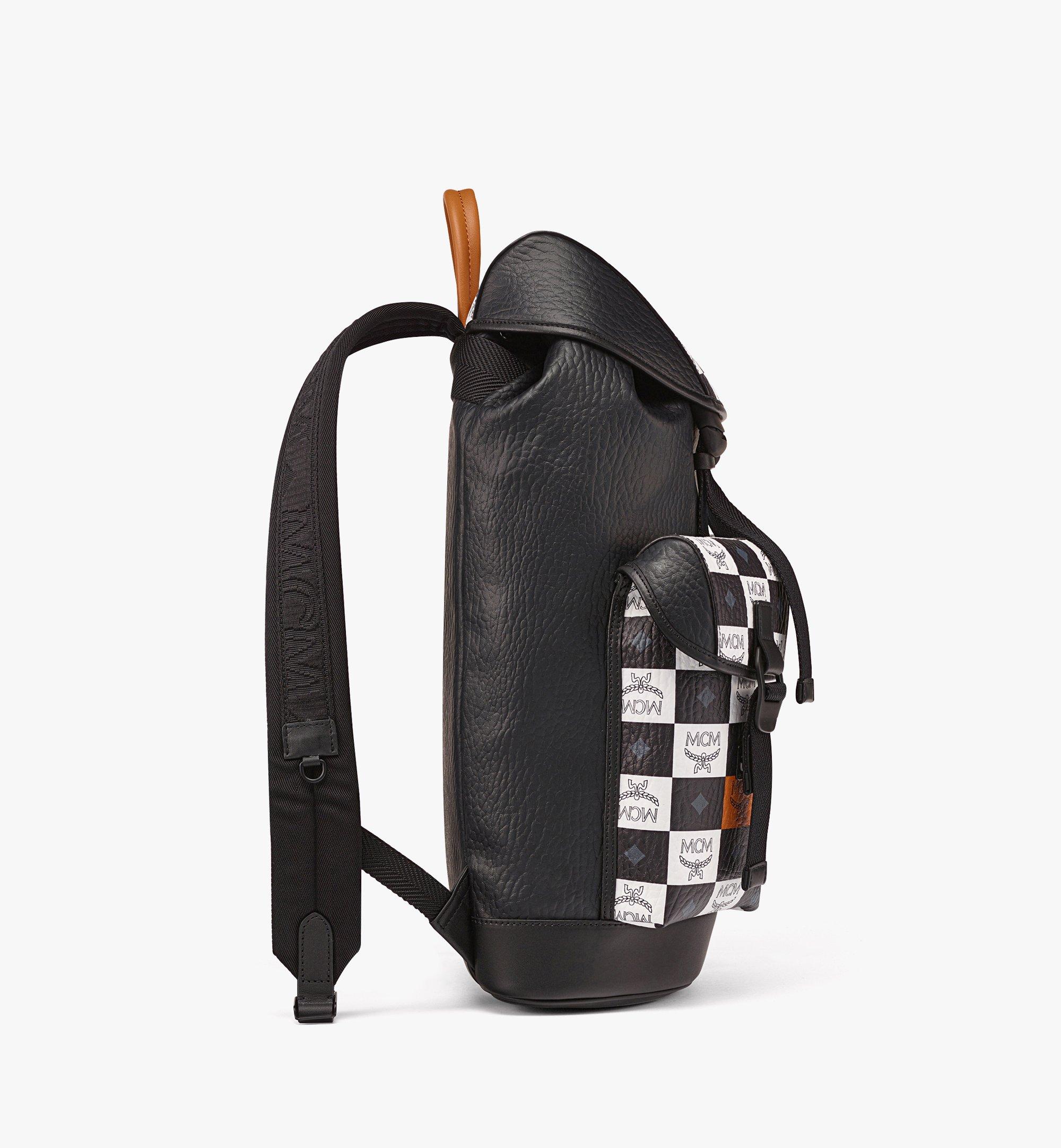 MCM Brandenburg バックパック - チェッカーボード ヴィセトス Black MMKCABG01BW001 ほかの角度から見る 1