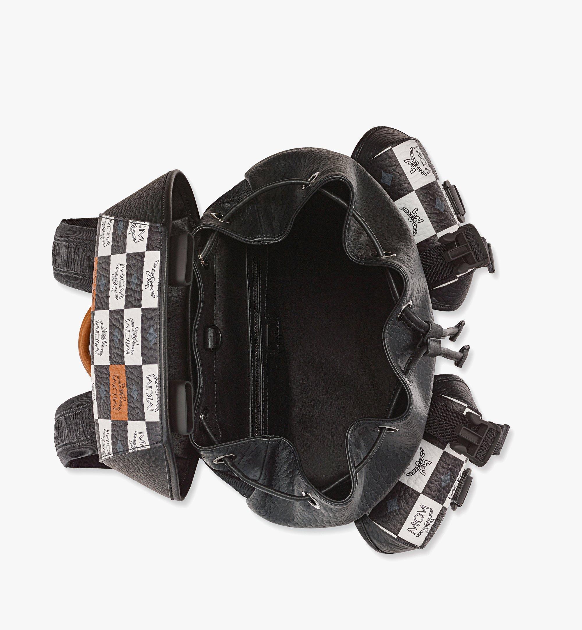 MCM Brandenburg バックパック - チェッカーボード ヴィセトス Black MMKCABG01BW001 ほかの角度から見る 2