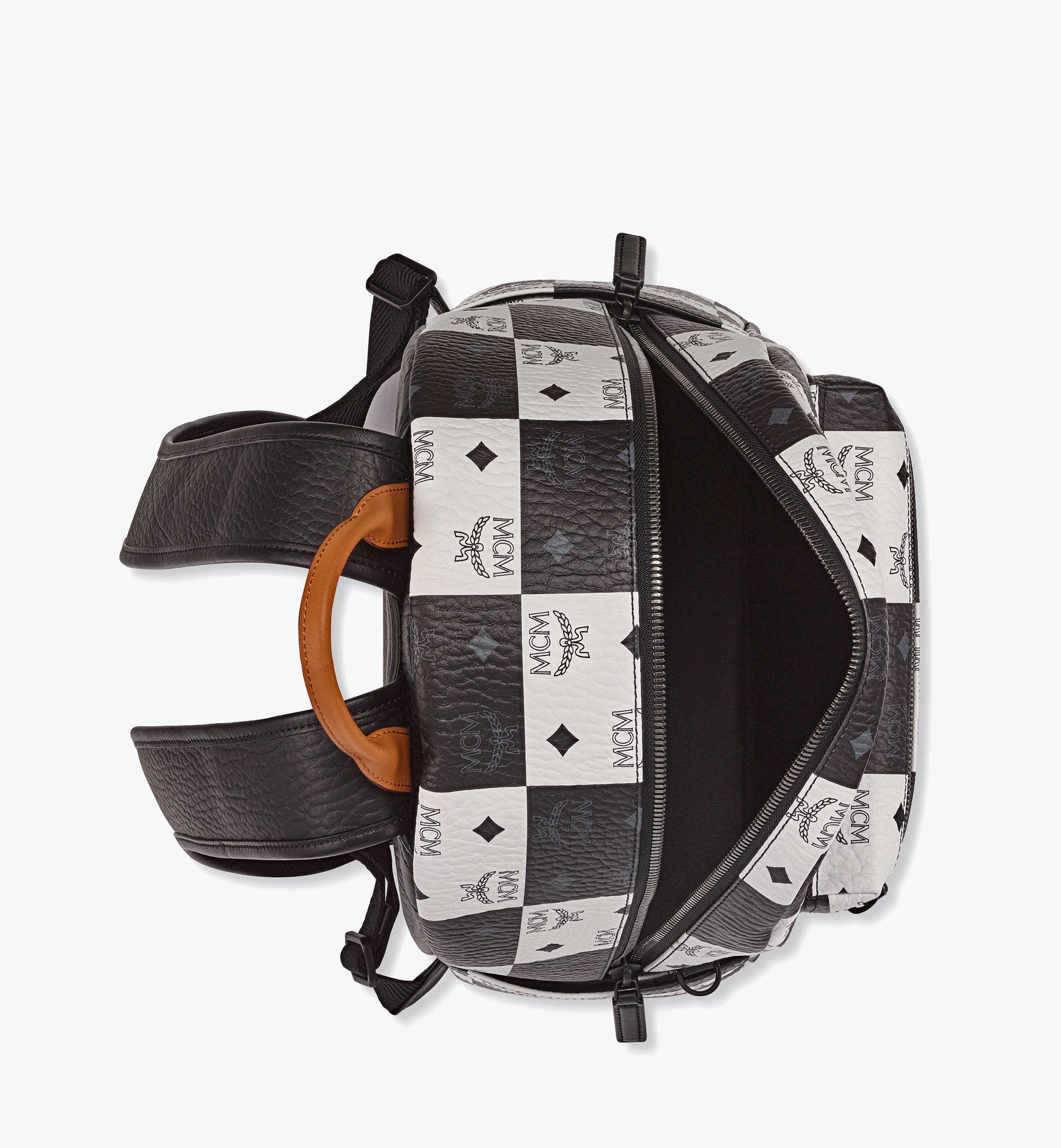 MCM Stark バックパック - チェッカーボード ヴィセトス Black MMKCAVE09BW001 ほかの角度から見る 2