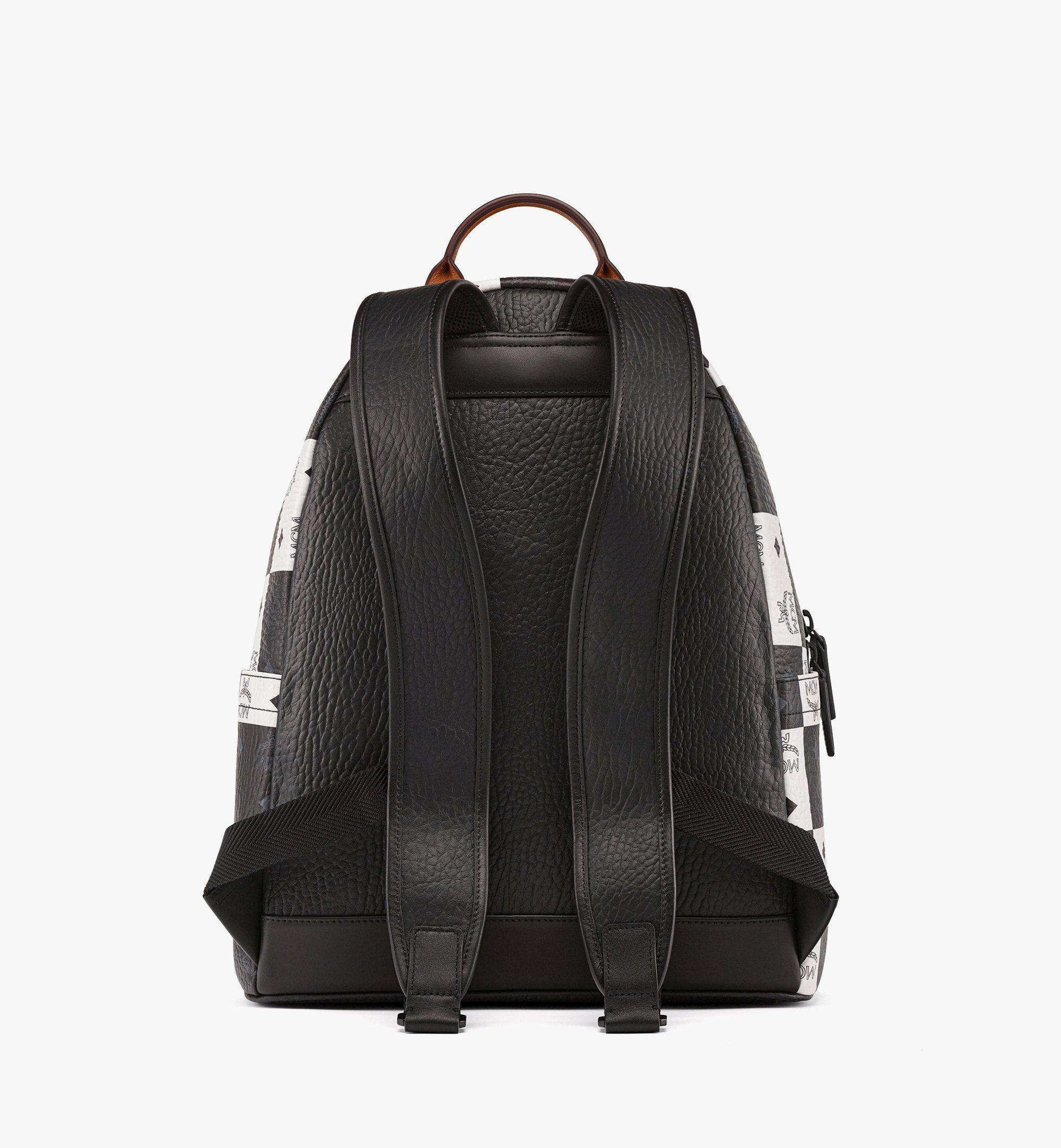 MCM Stark バックパック - チェッカーボード ヴィセトス Black MMKCAVE09BW001 ほかの角度から見る 3