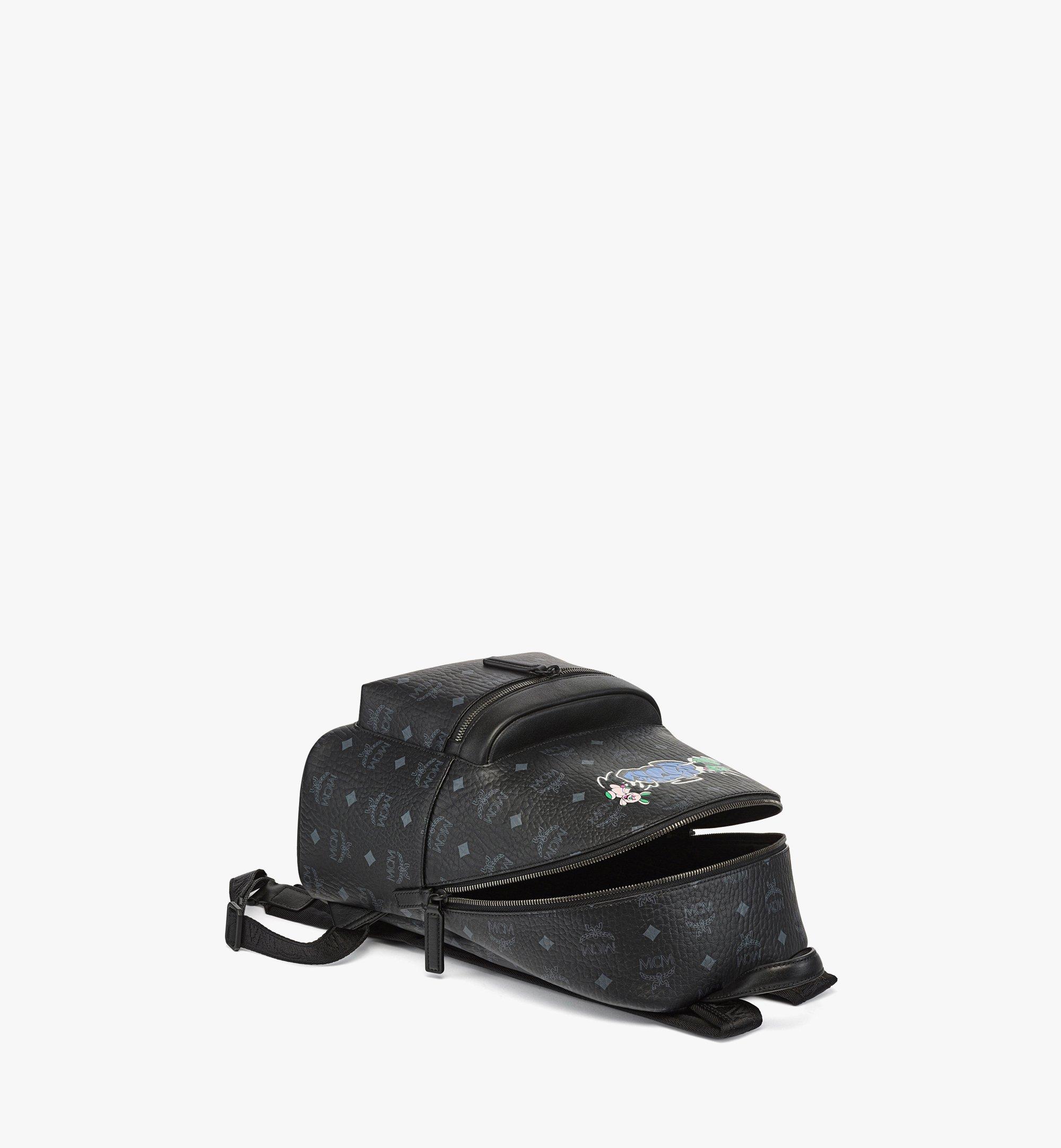 MCM Haru, Henry, Kaiser Stark Visetos双肩背包  MMKCAVE10BK001 更多视角 2