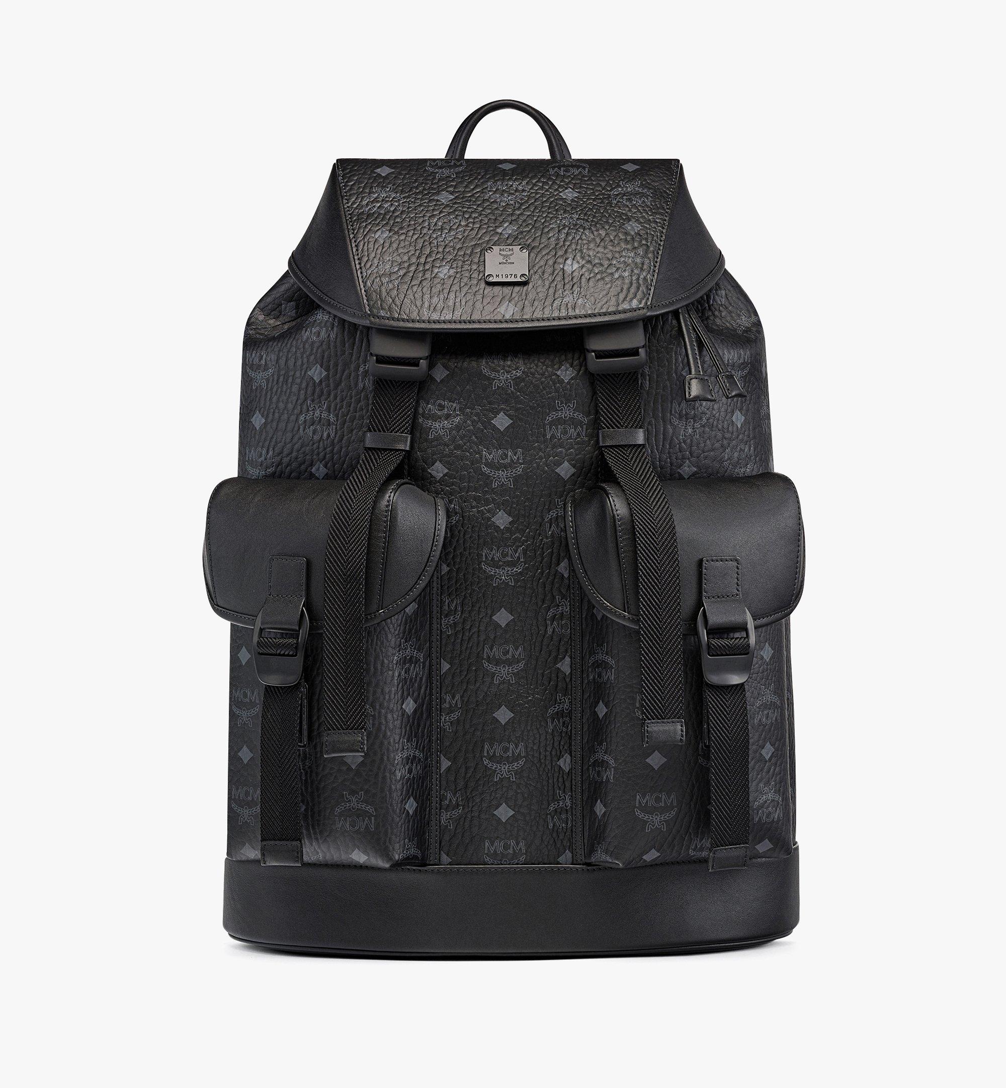 Mcm mini backpack black sale