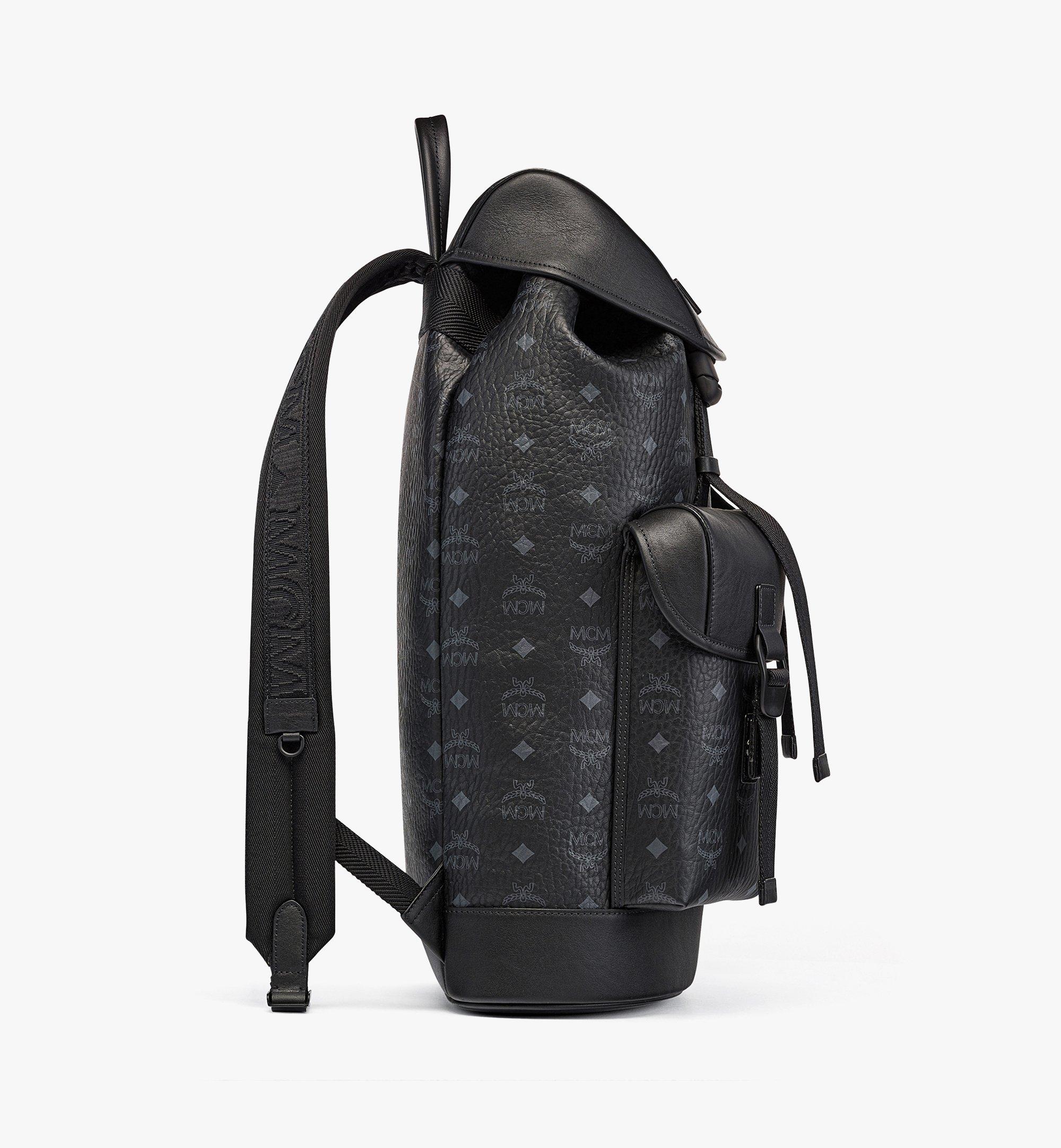 Large Brandenburg Backpack in Visetos Black | MCM ®US