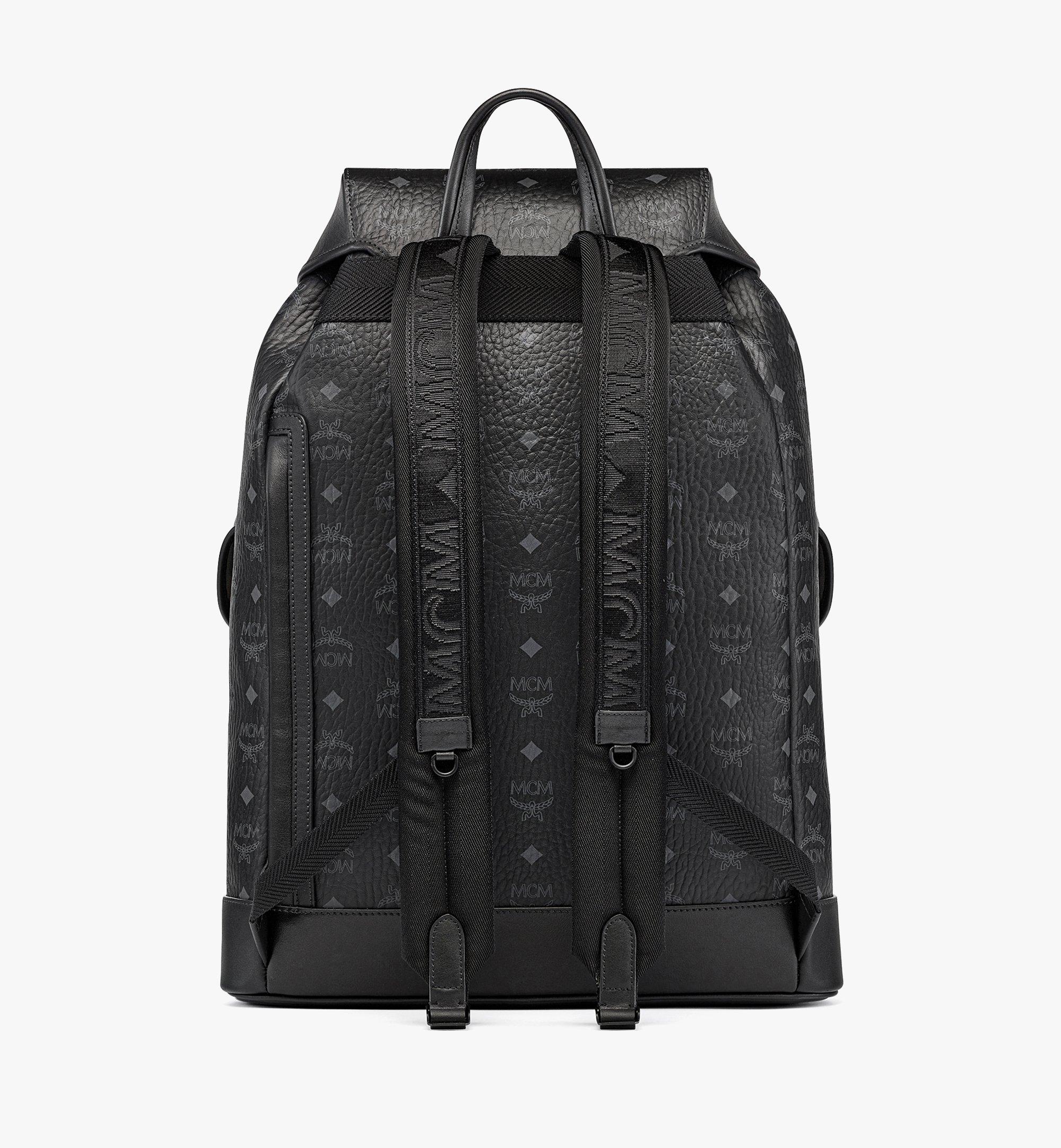 Large Brandenburg Backpack in Visetos Black MCM JP