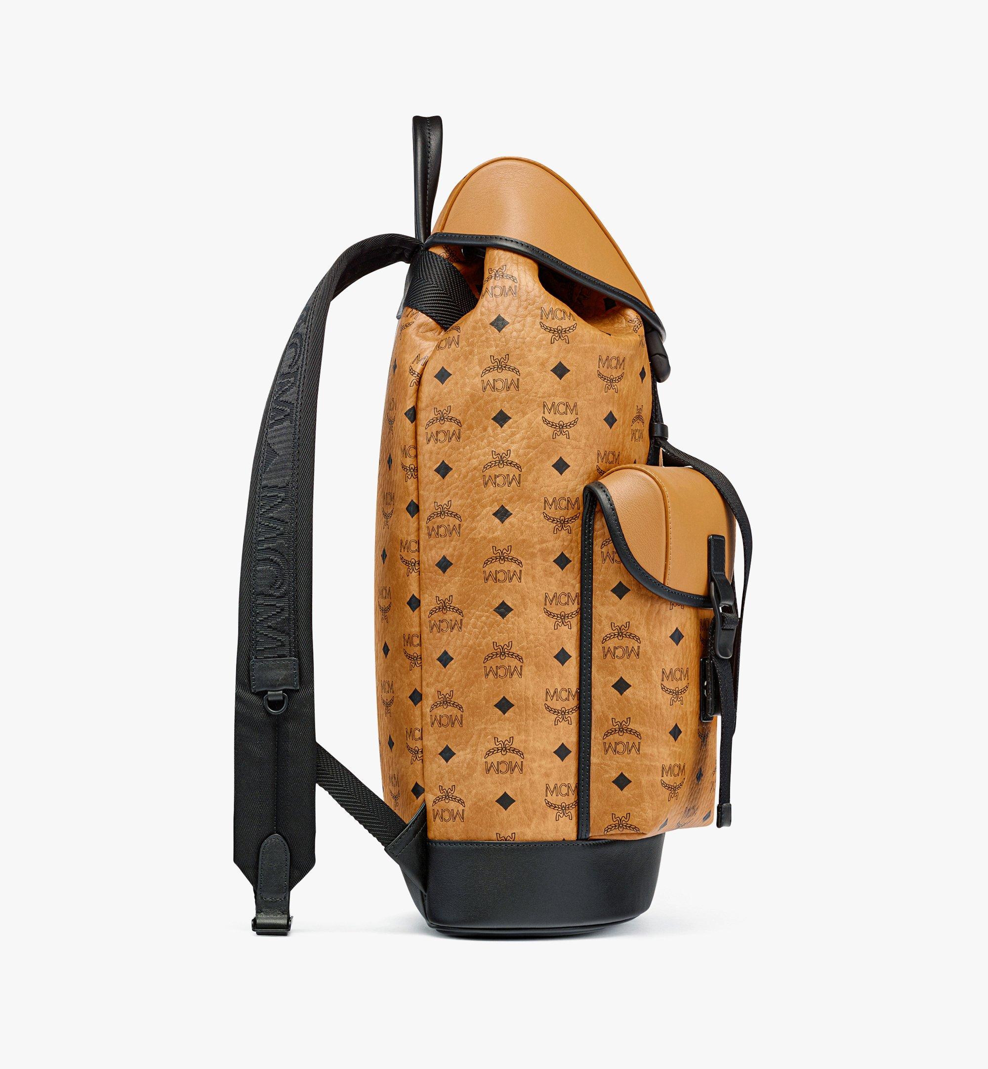 Mcm Men's Brandenburg Backpack in Visetos - Brown - Backpacks