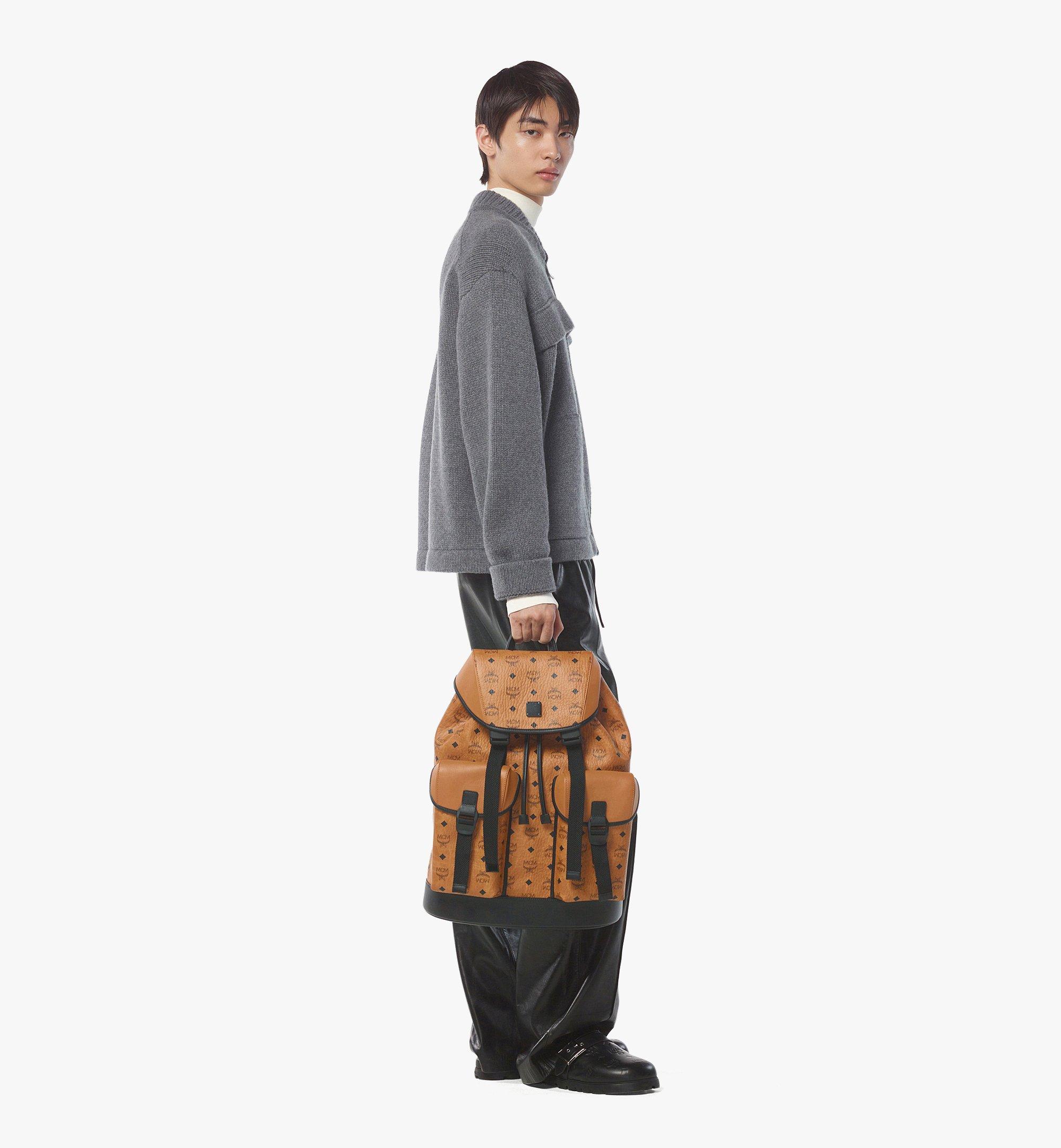 Large Brandenburg Backpack in Visetos Cognac | MCM ®US