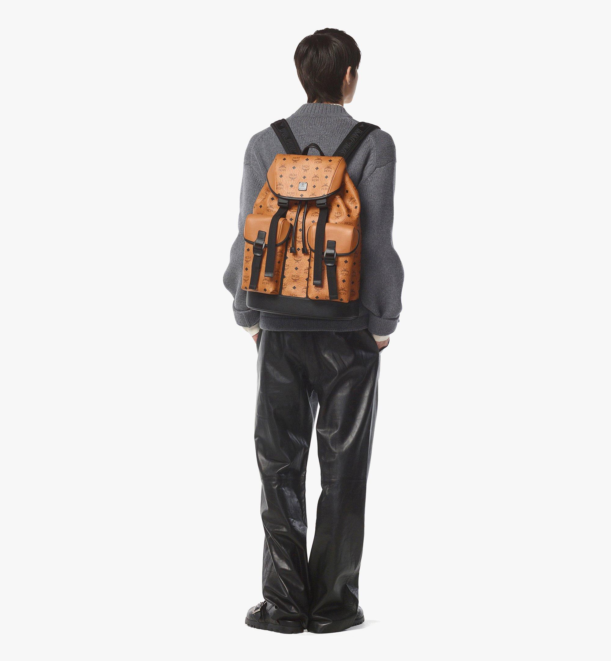 Large Brandenburg Backpack in Visetos Cognac