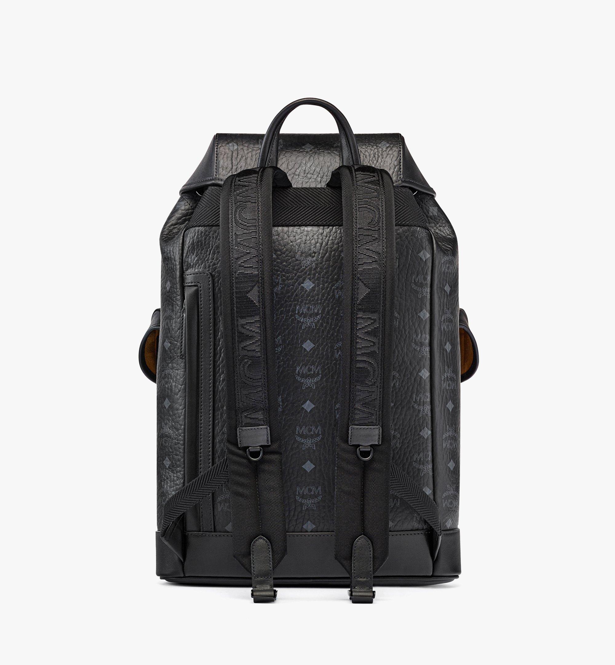 Medium Brandenburg Backpack in Visetos Black MCM JP