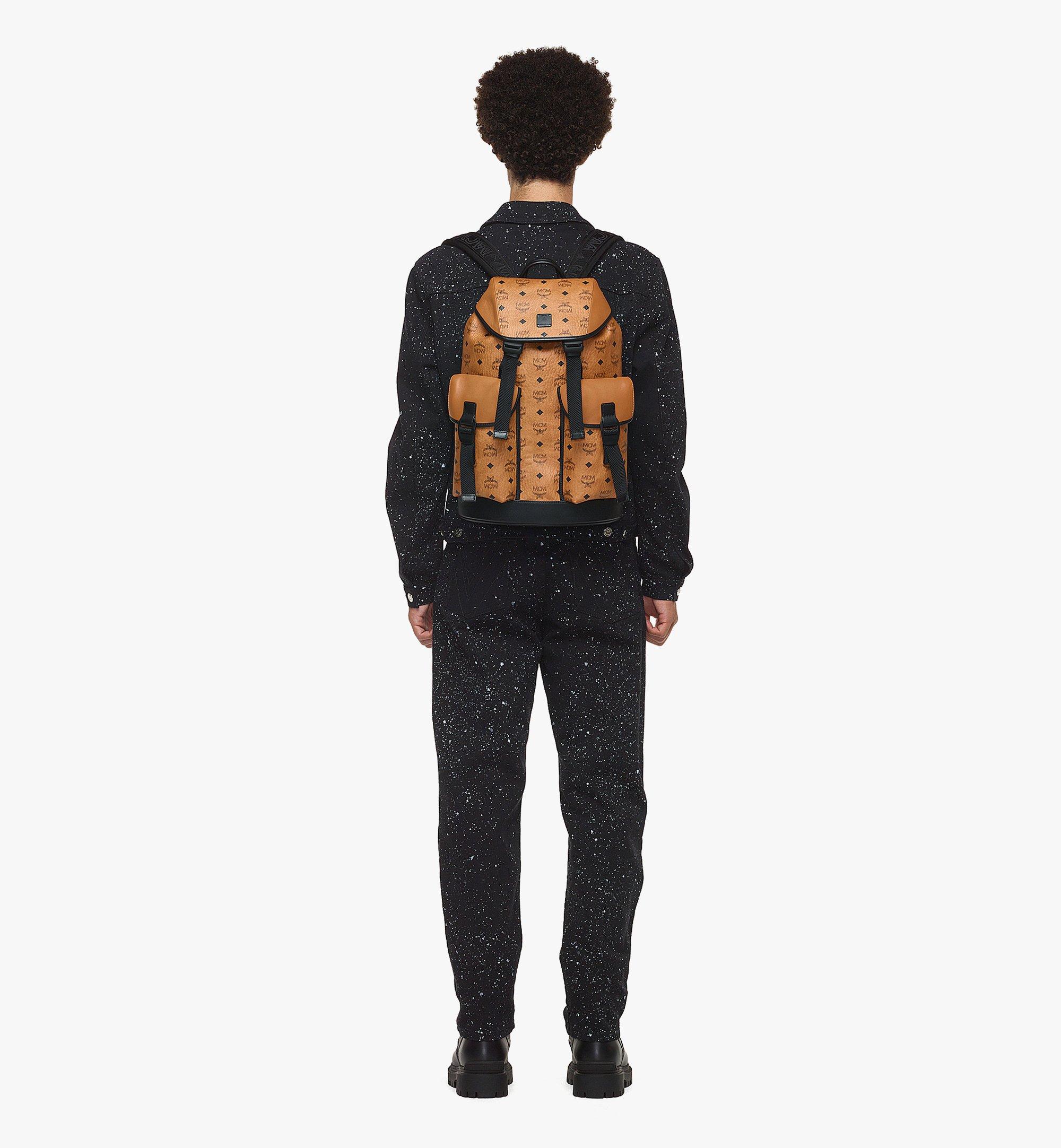 MCM Brandenburg Backpack in Visetos Cognac MMKCSBG02CO001 Alternate View 5